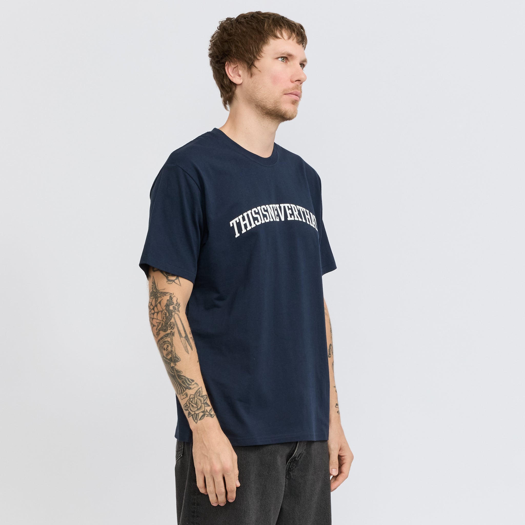 Arch-Logo Tee Navy