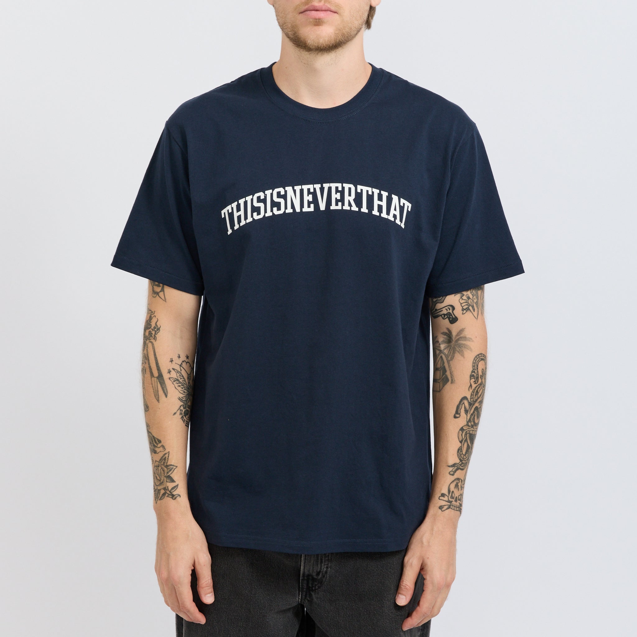 Arch-Logo Tee Navy