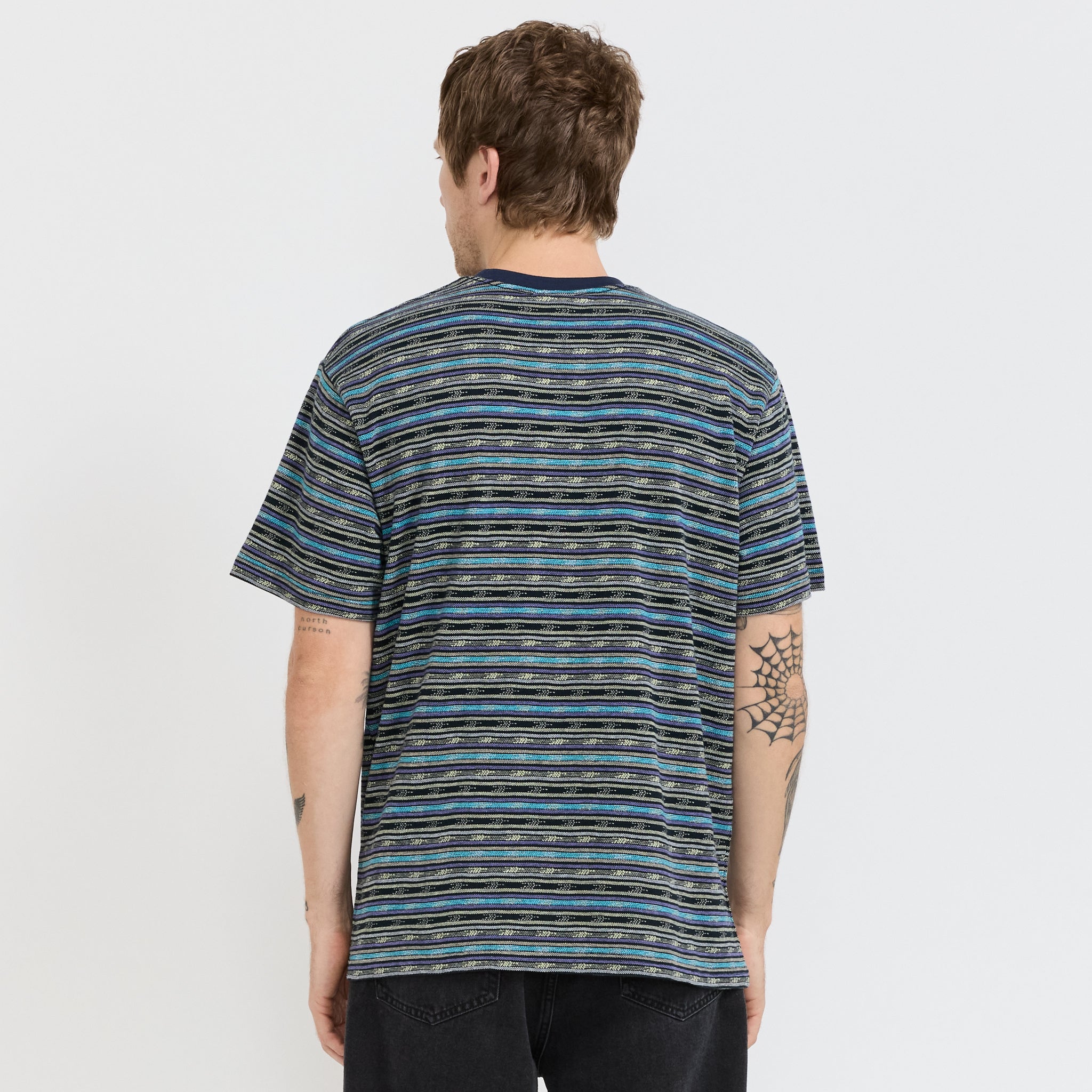 Be Striped Tee Navy