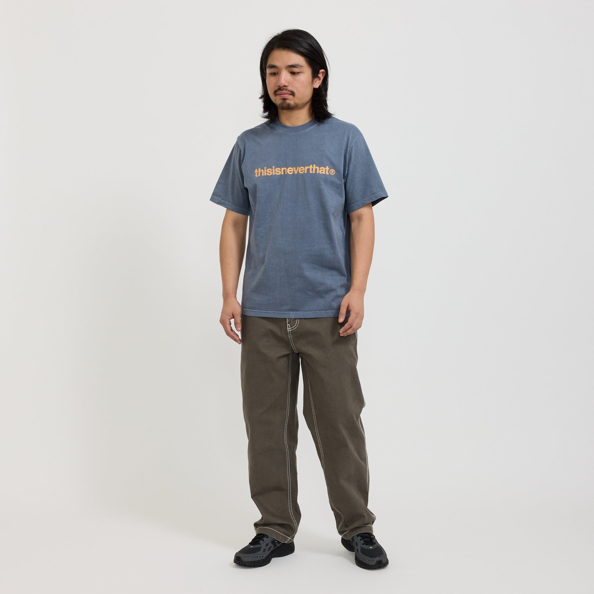 Contrast Stitch Pant Olive