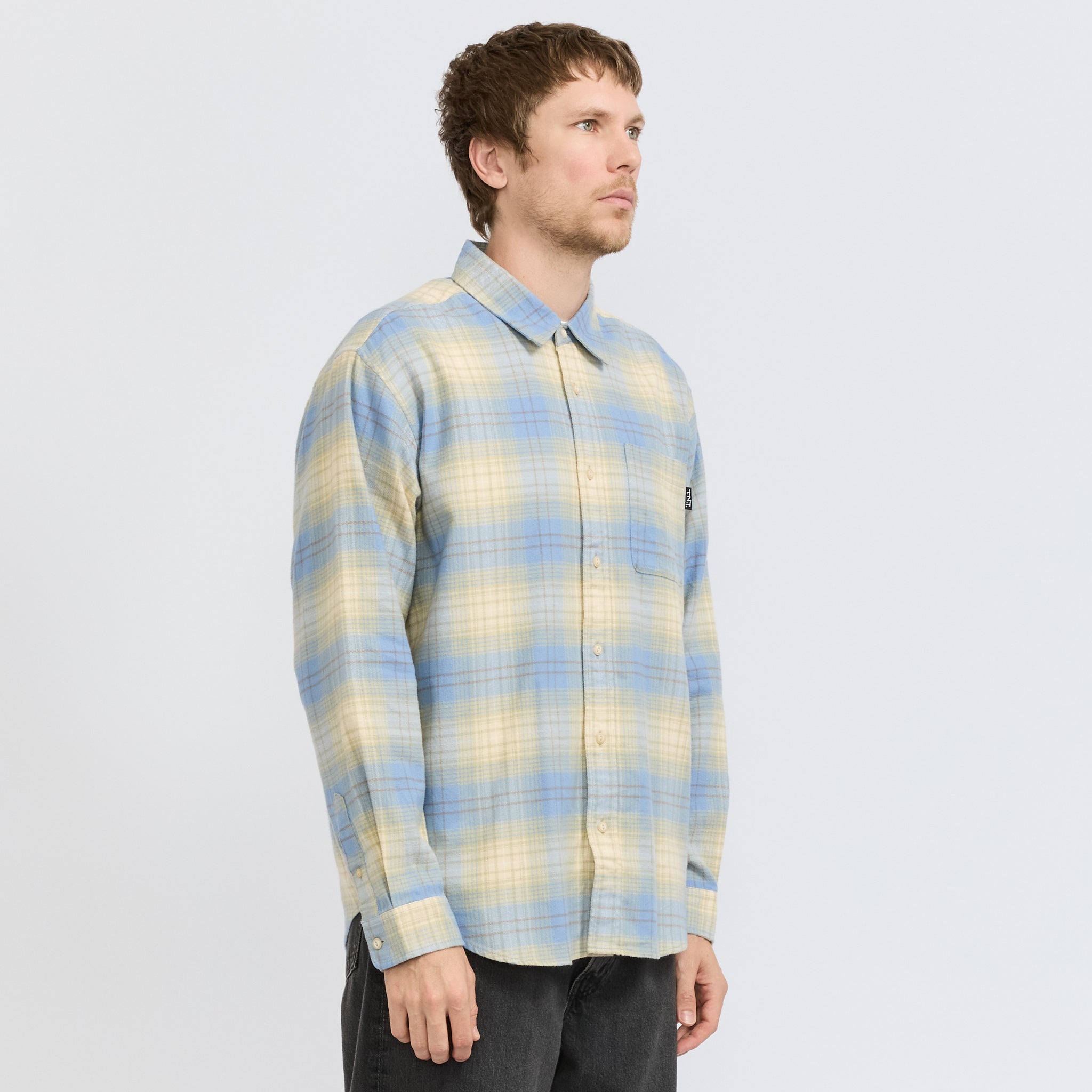 Flannel Check Shirt Yellow