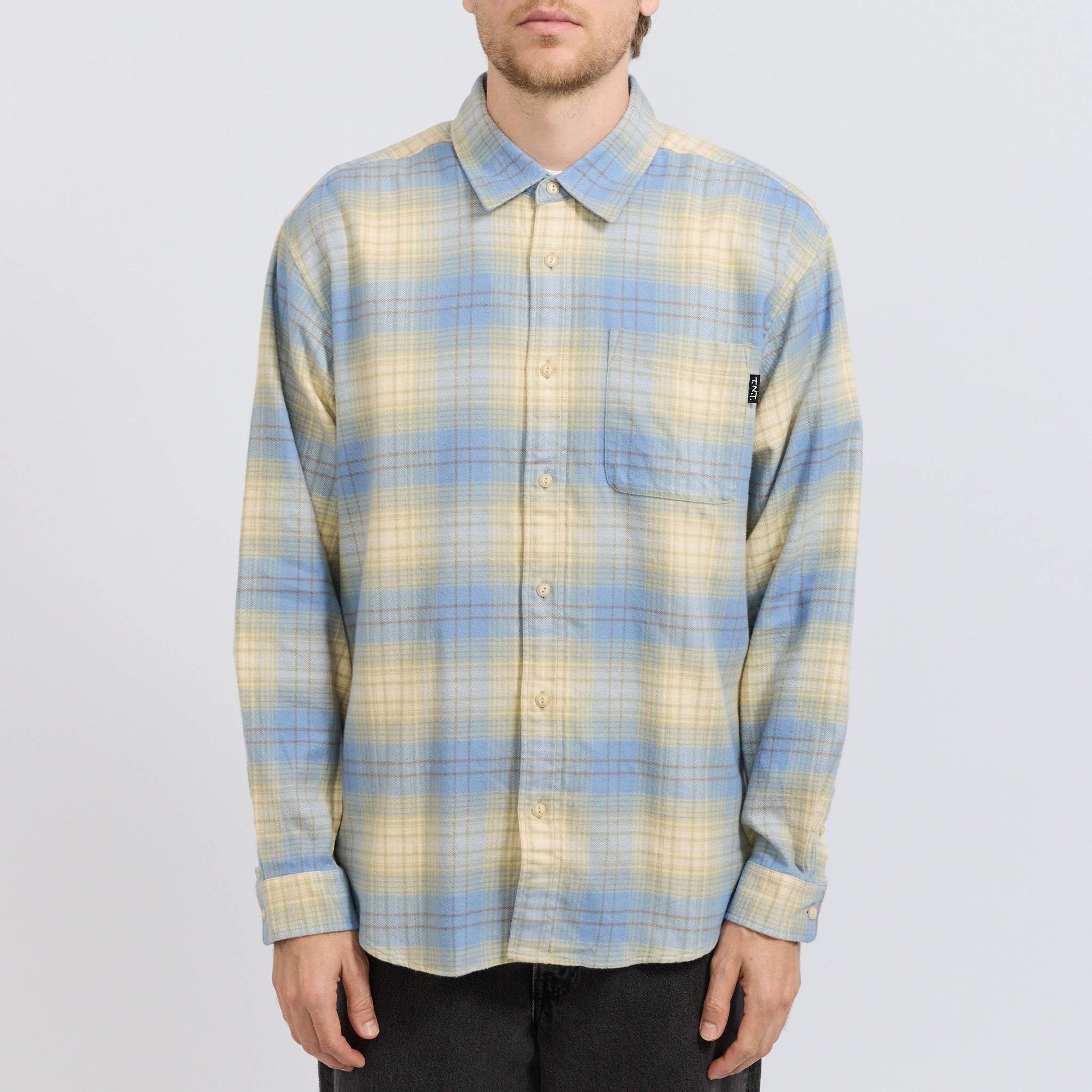 Flannel Check Shirt Yellow