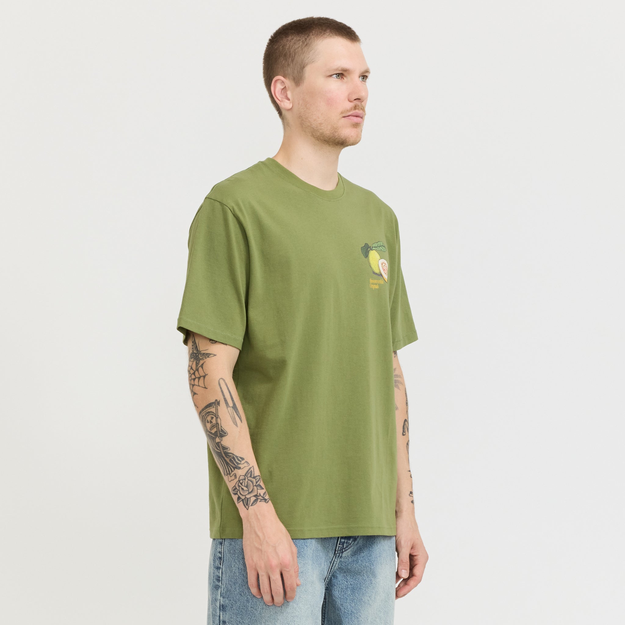 Guava Tee Moss Green