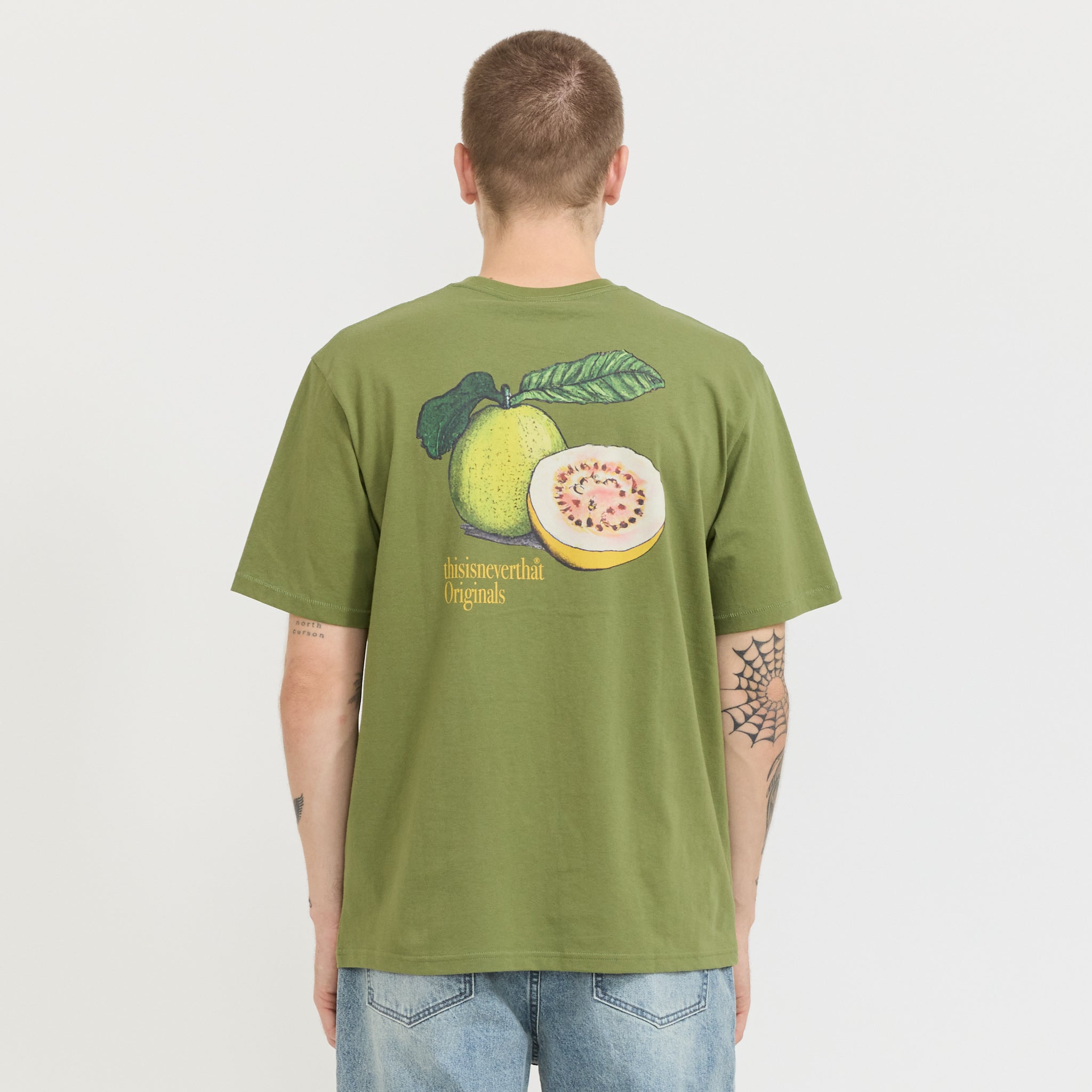 Guava Tee Moss Green