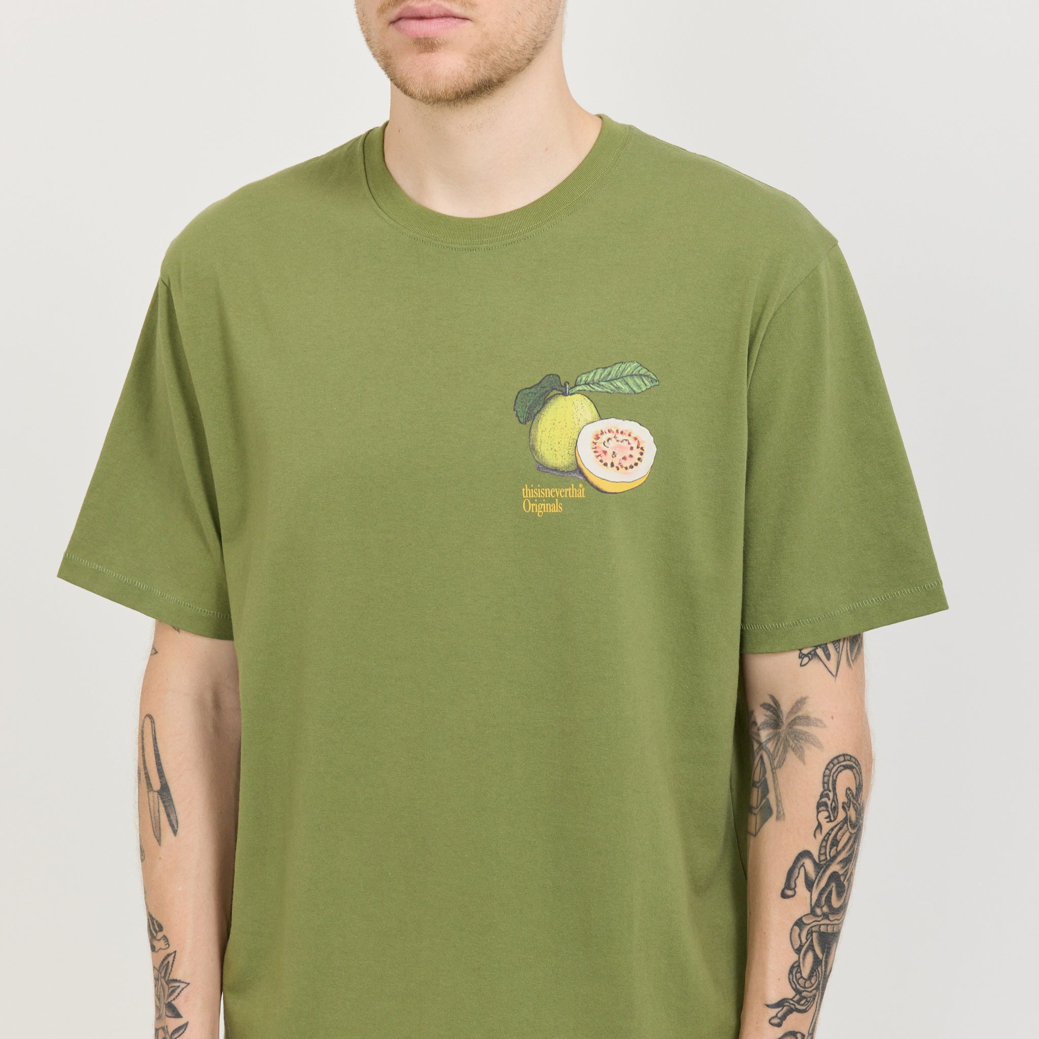 Guava Tee Moss Green