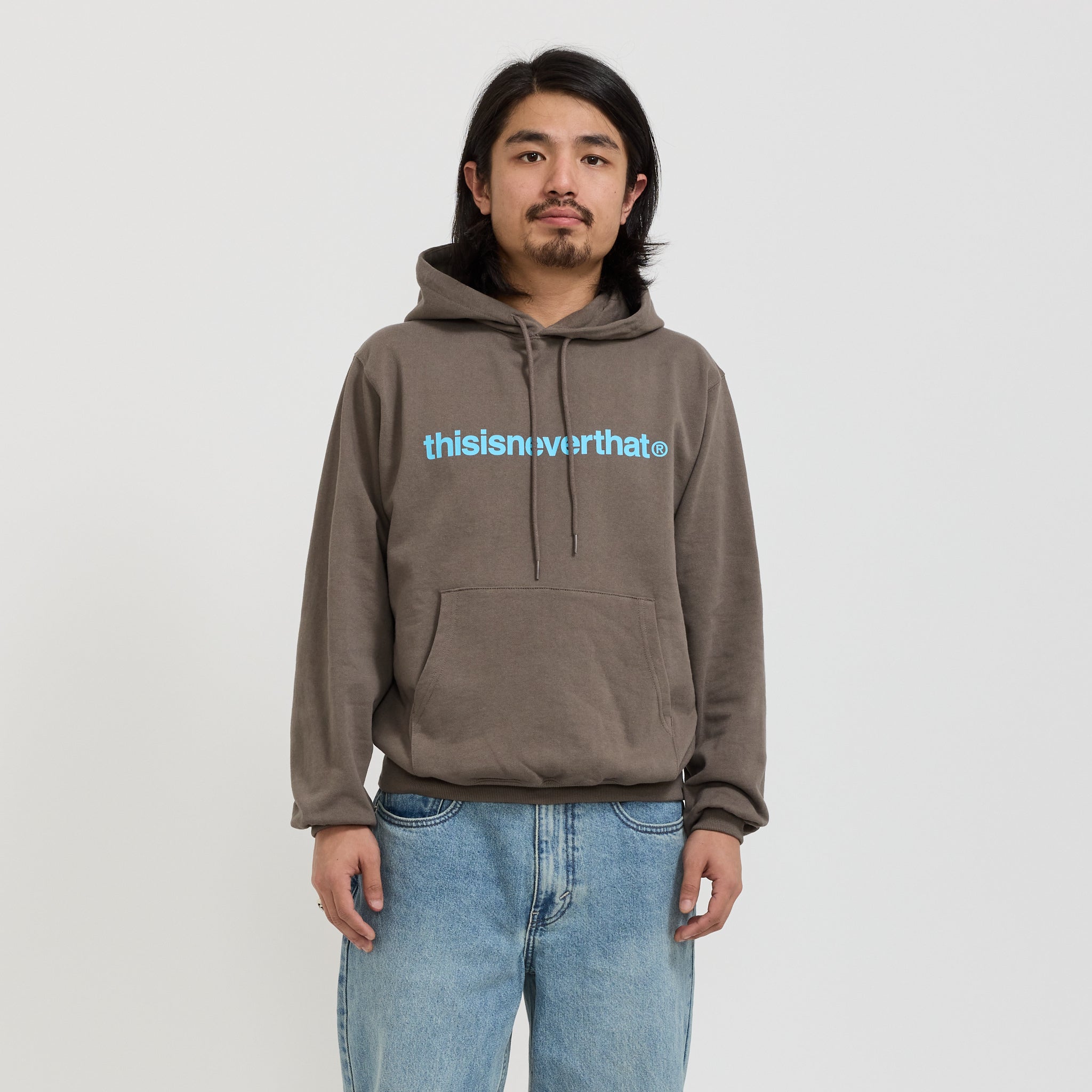 thisisneverthat | T-Logo LT Hoodie Dark Mocha | Maplestore