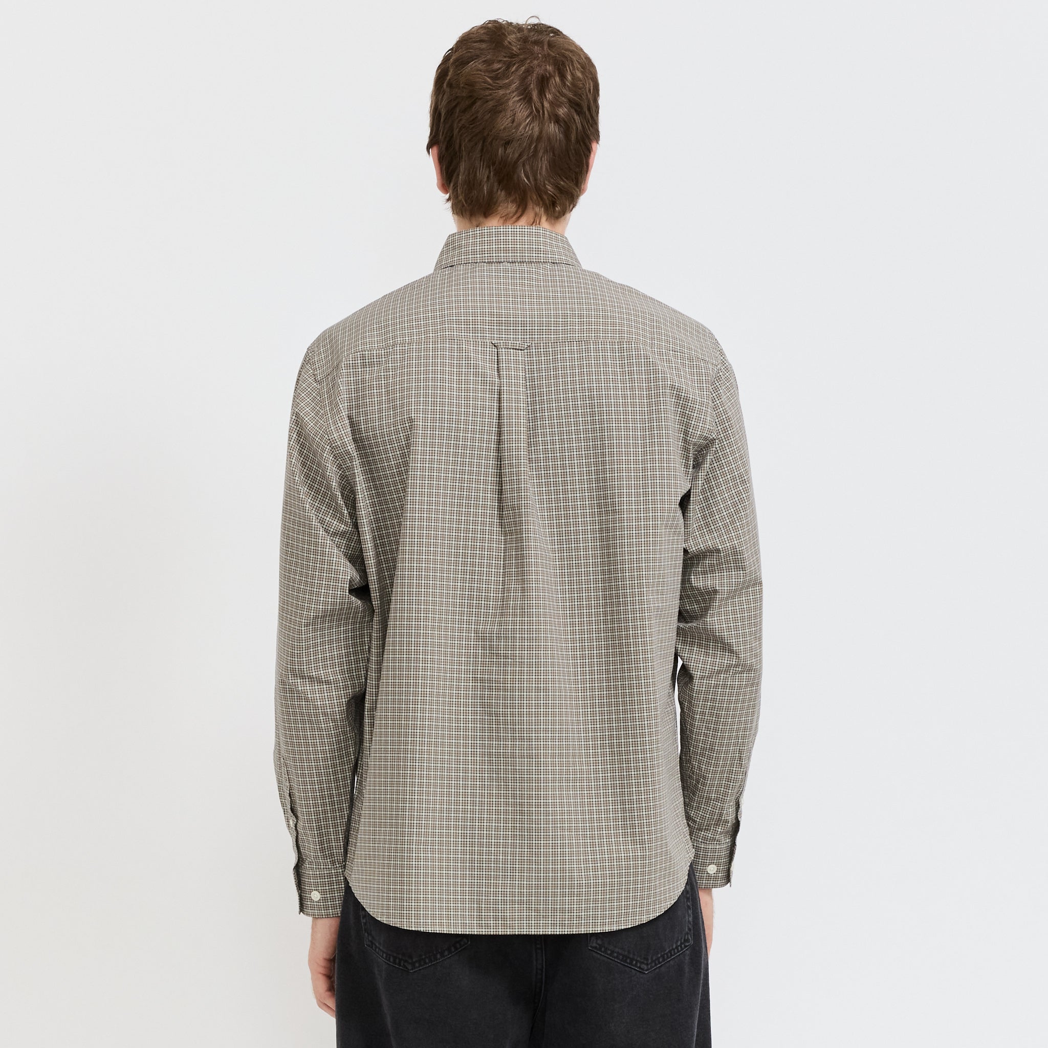 thisisneverthat | Lightweight Plaid Shirt Beige | Maplestore
