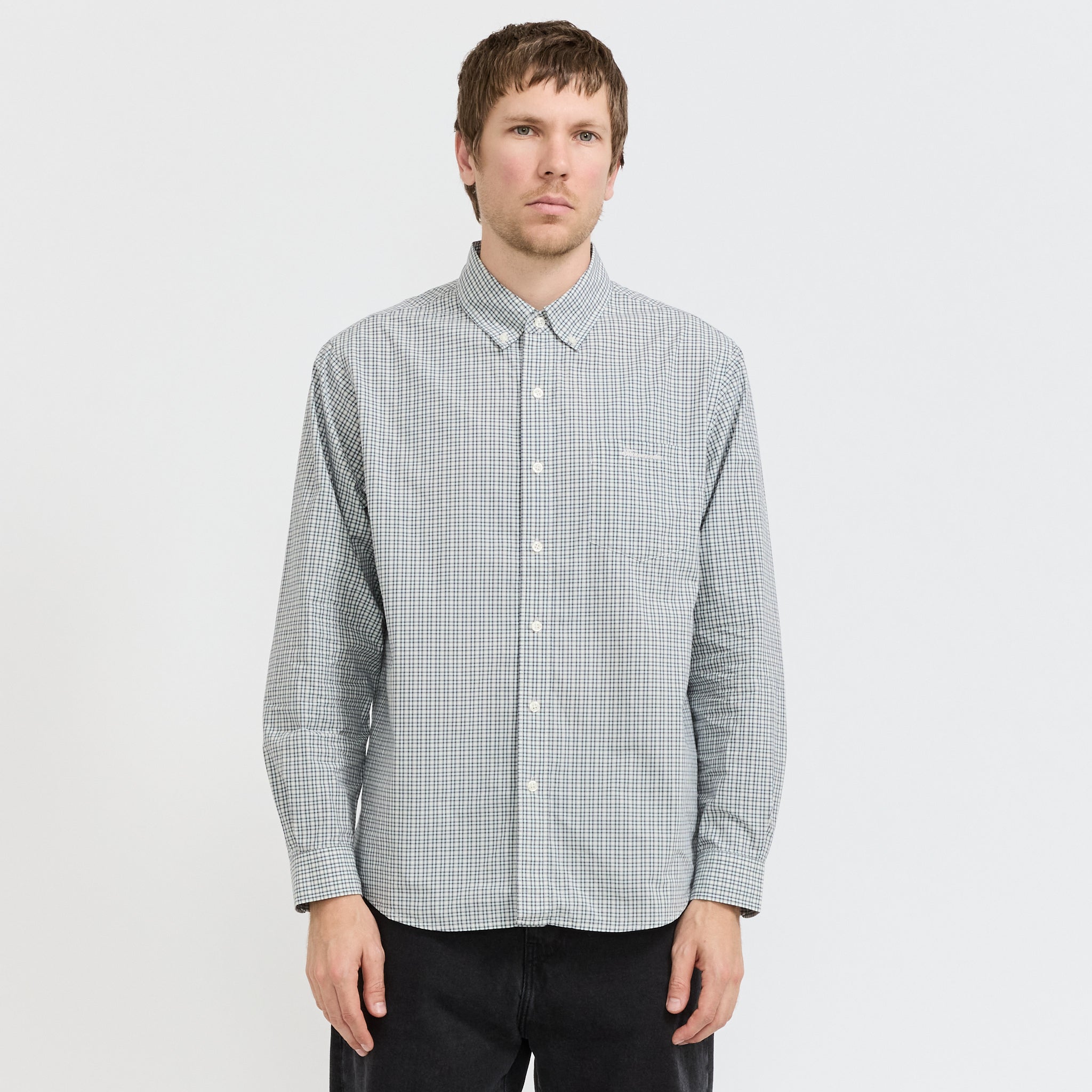 thisisneverthat | Lightweight Plaid Shirt Ivory | Maplestore