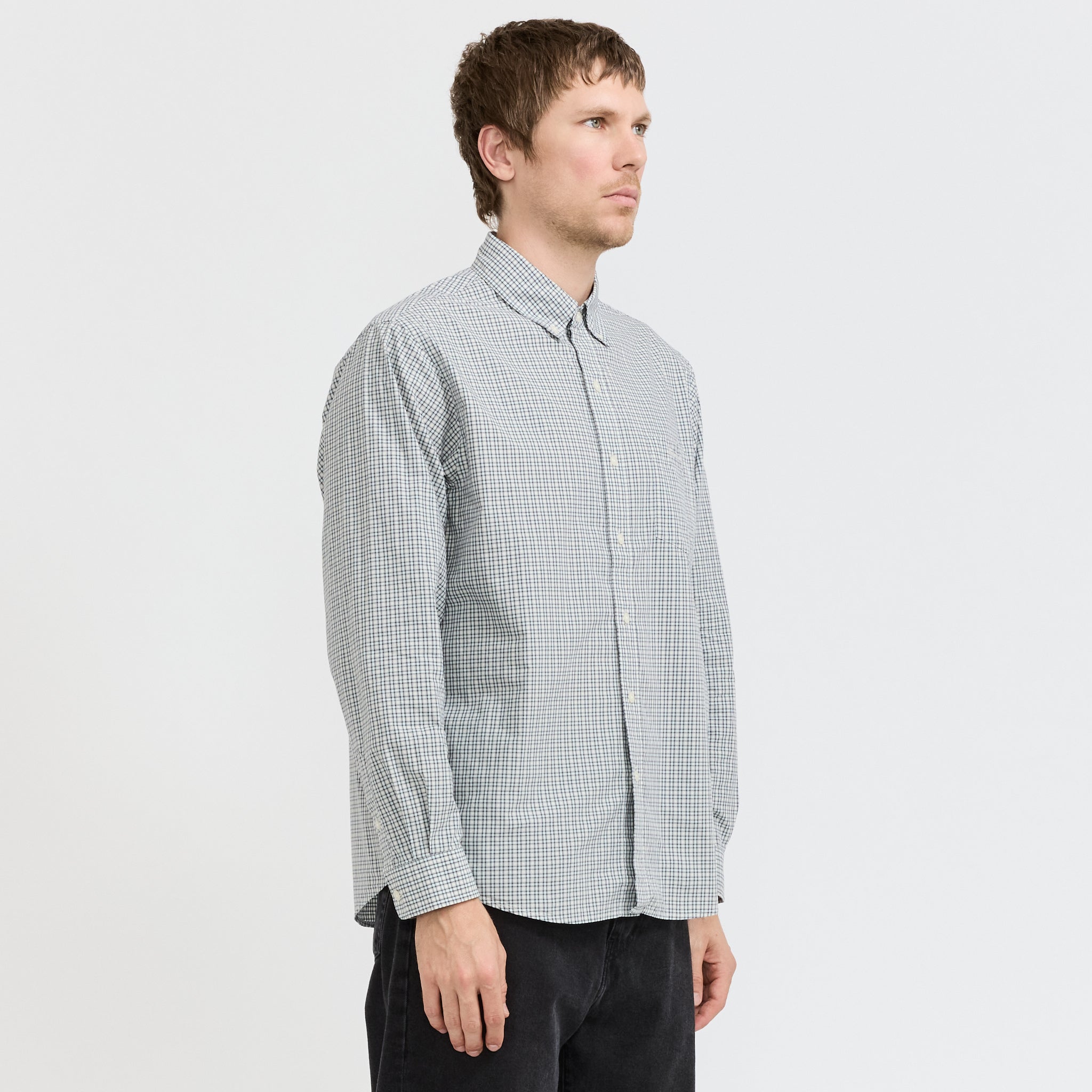thisisneverthat | Lightweight Plaid Shirt Ivory | Maplestore