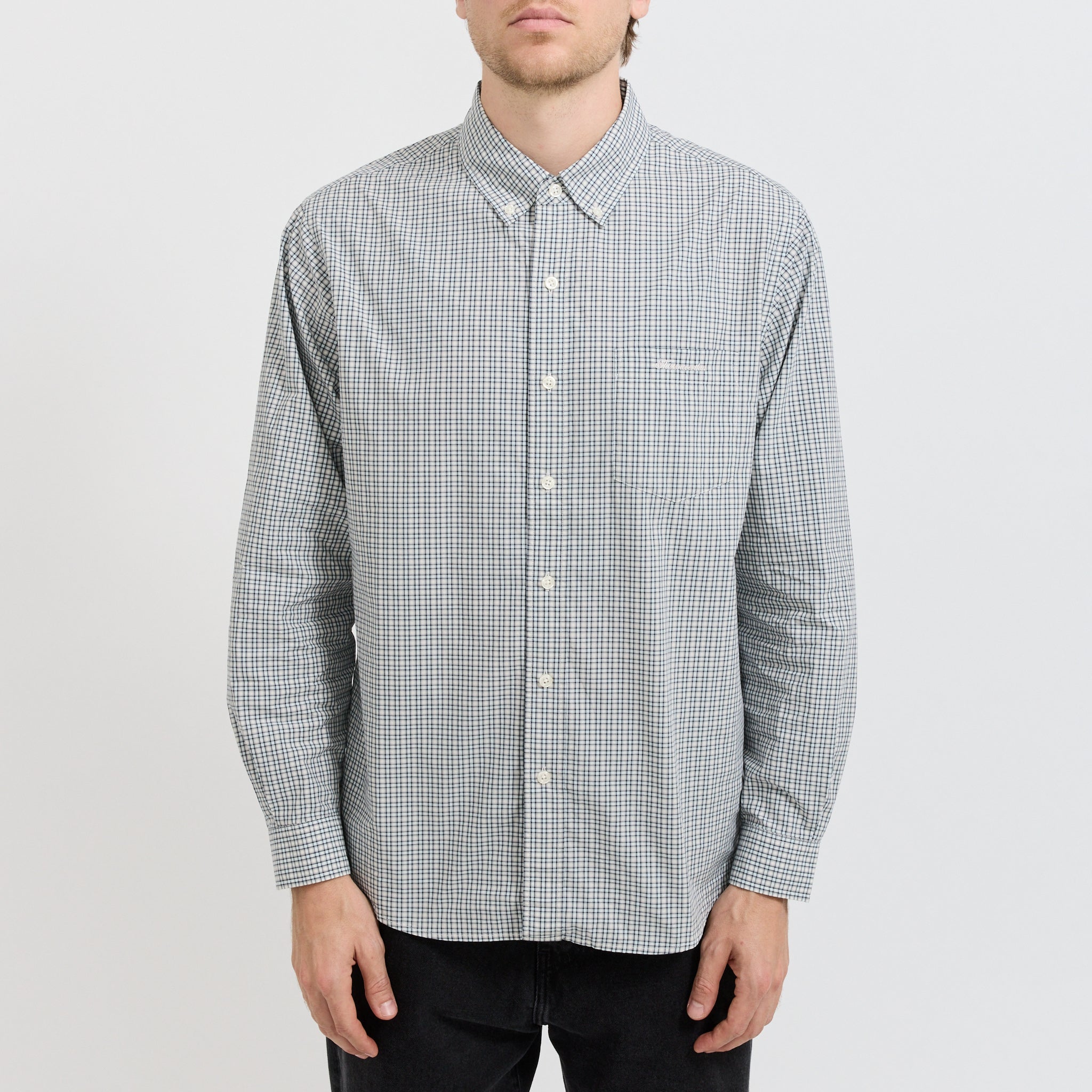 thisisneverthat | Lightweight Plaid Shirt Ivory | Maplestore