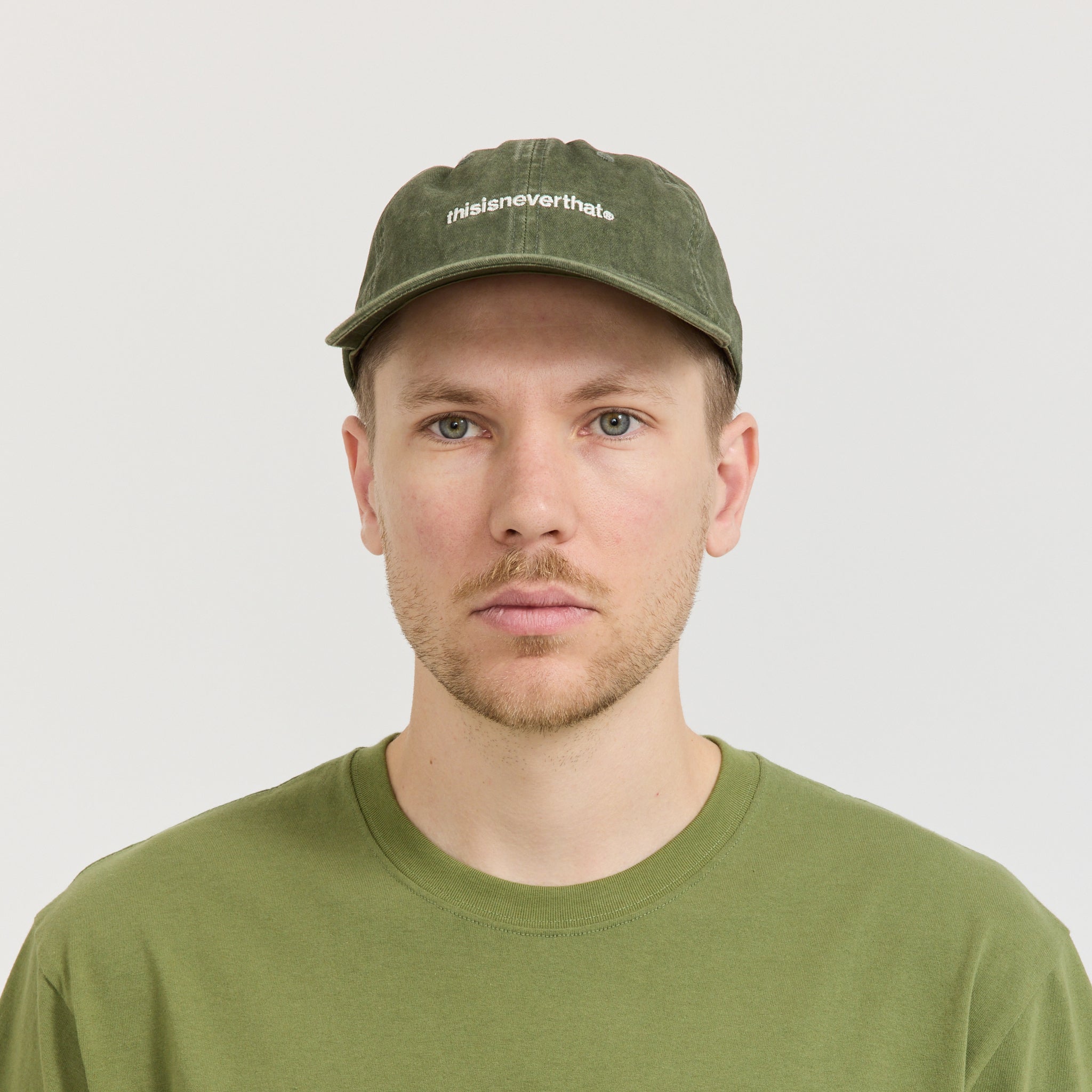 T-Logo Cap Washed Khaki