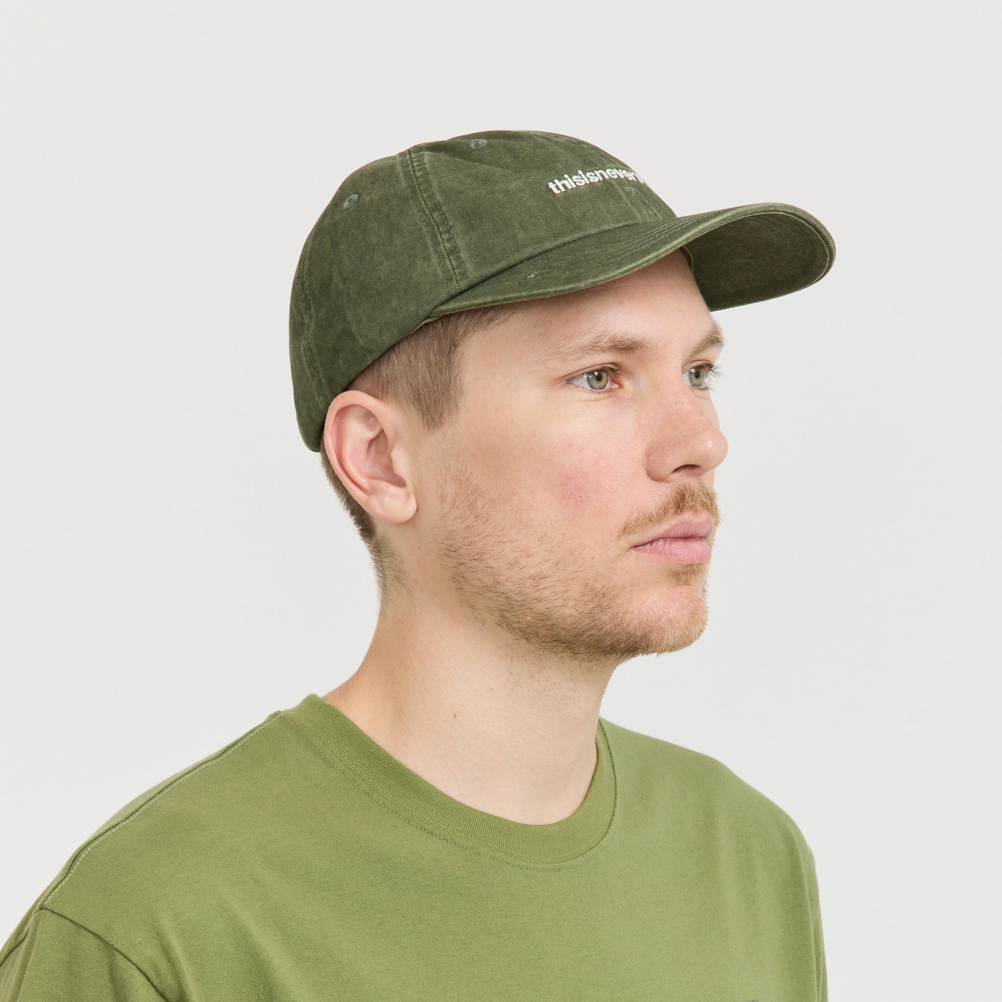 T-Logo Cap Washed Khaki