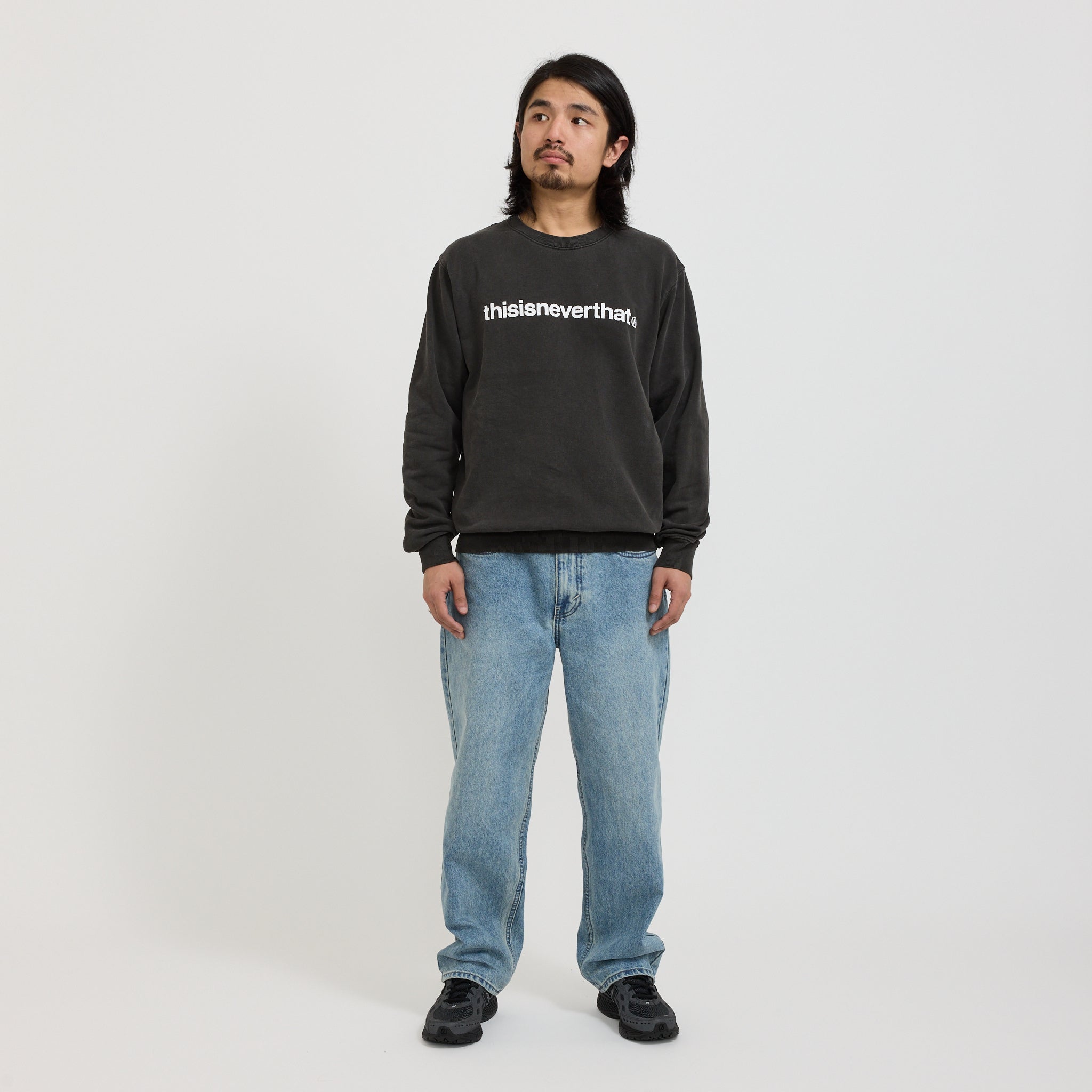 thisisneverthat T-Logo LT Crewneck Charcoal | Maplestore