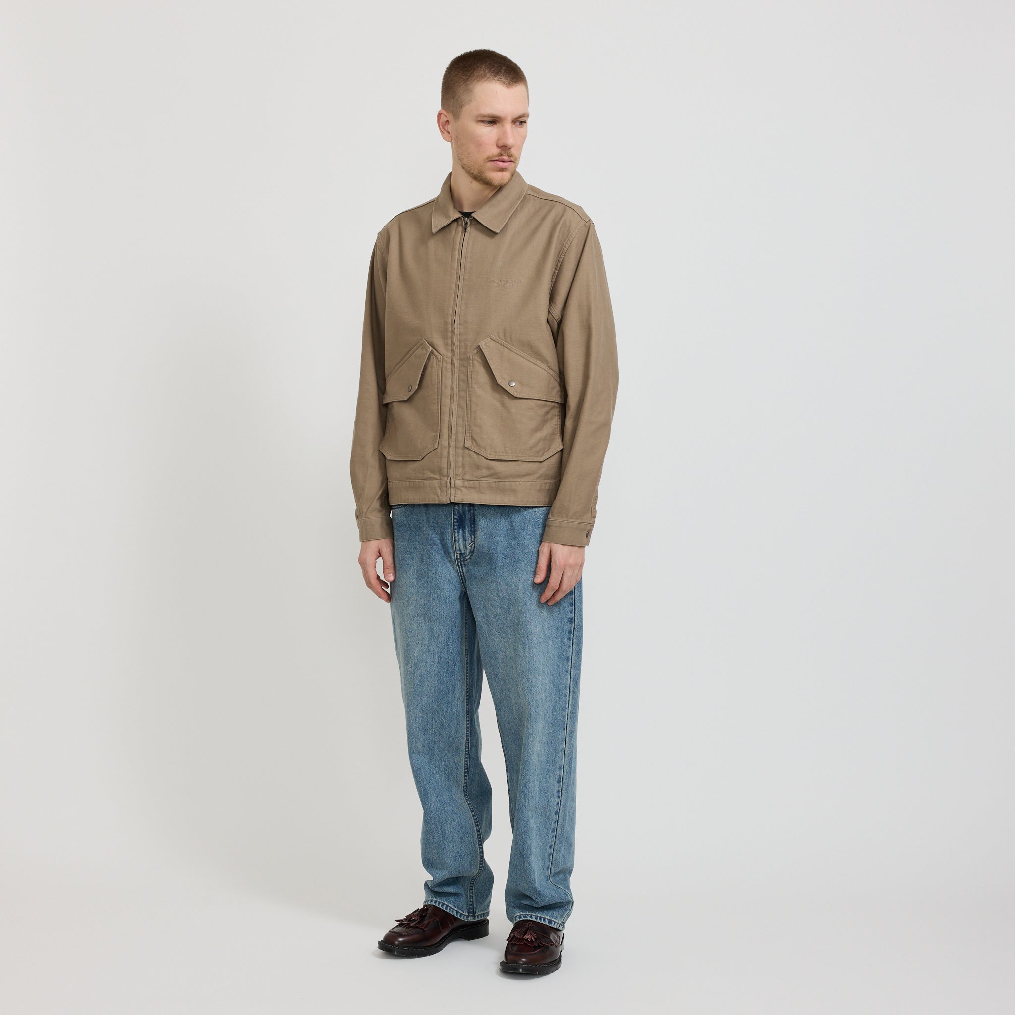 Washed Work Jacket Khaki