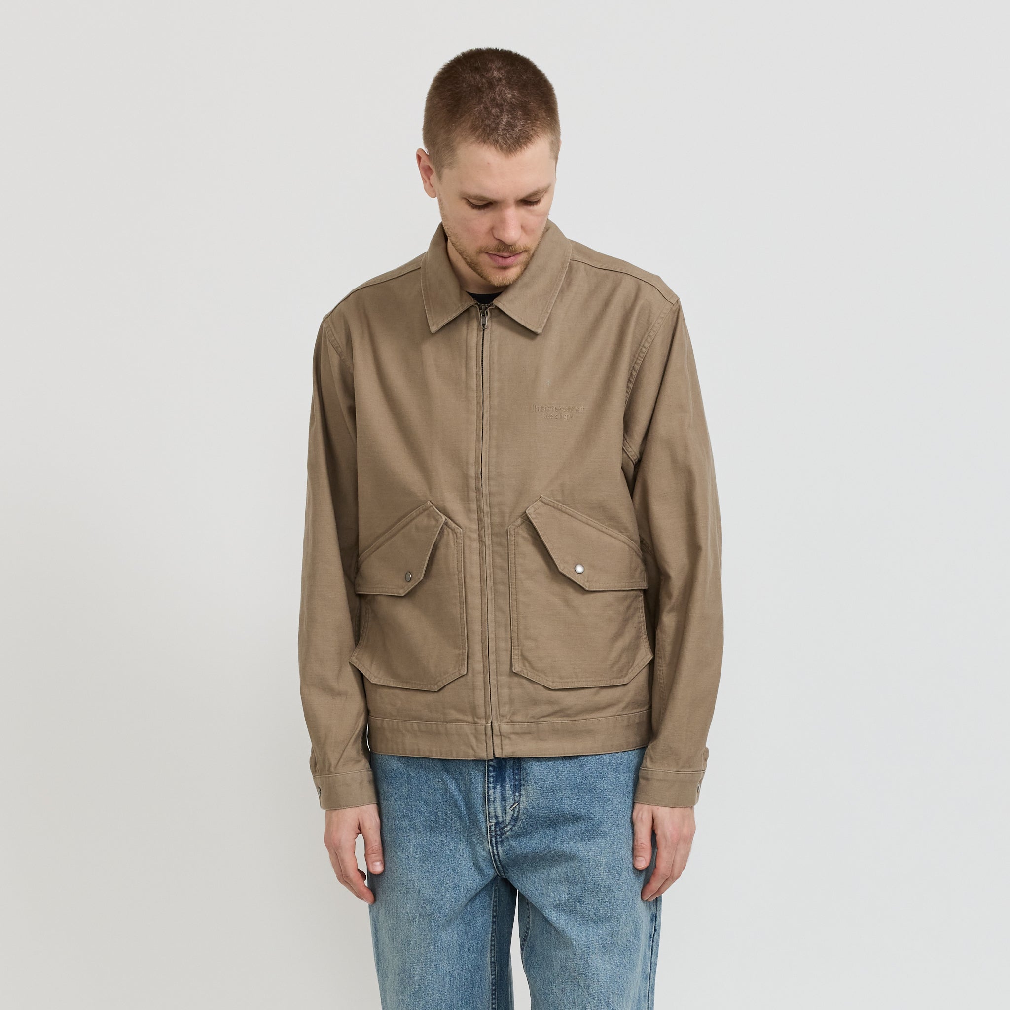thisisneverthat Washed Work Jacket Khaki | Maplestore thisisneverthat Washed Work Jacket Khaki | Maplestore