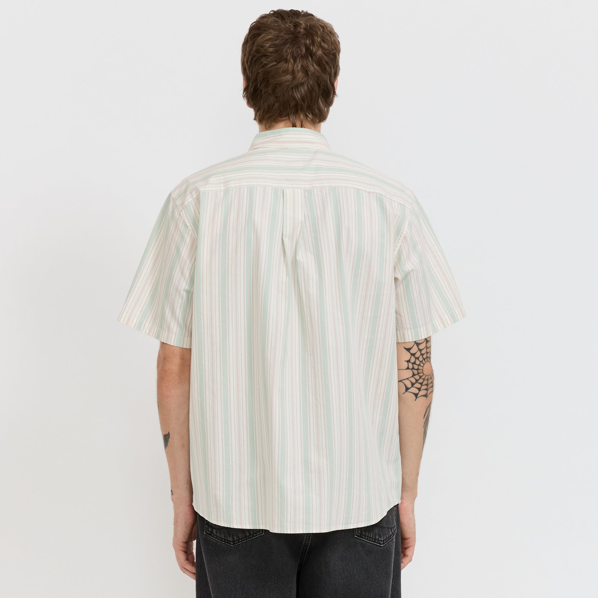 Striped S/S Shirt Green