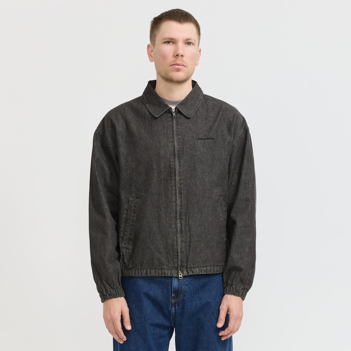 thisisneverthat | Denim Blouson Jacket Dark Brown | Maplestore