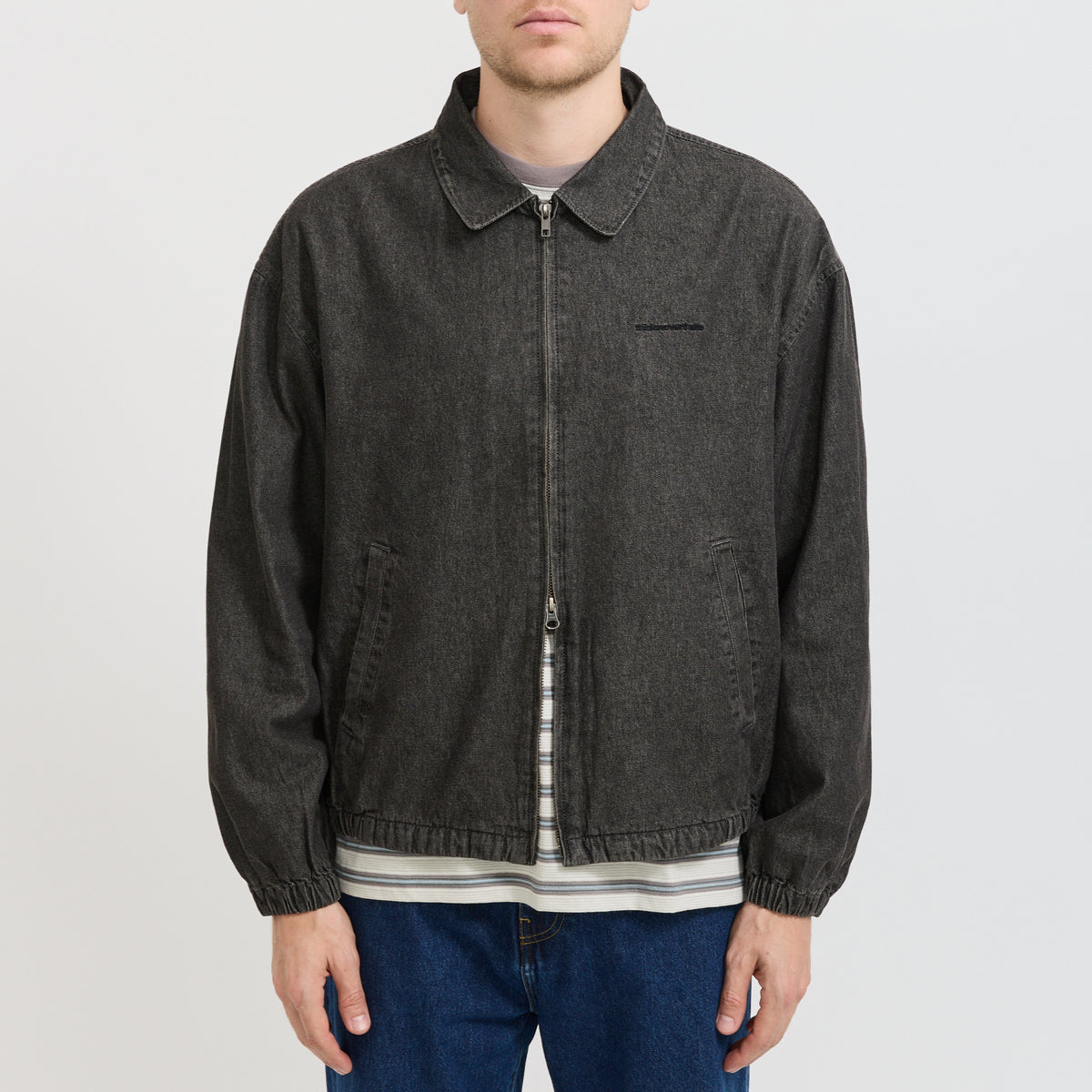 thisisneverthat | Denim Blouson Jacket Dark Brown | Maplestore