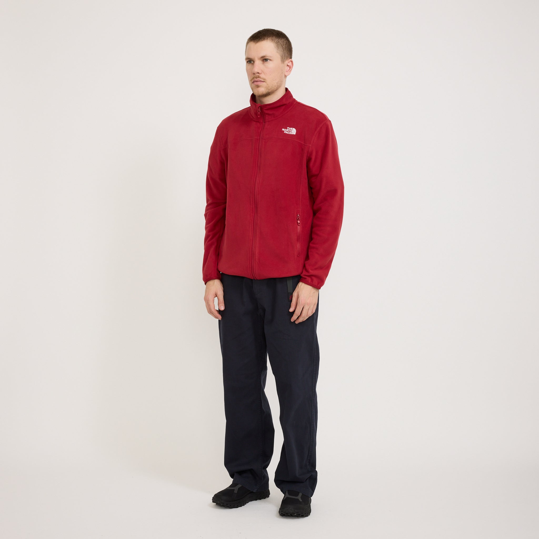 100 Glacier Full Zip Garnet Red