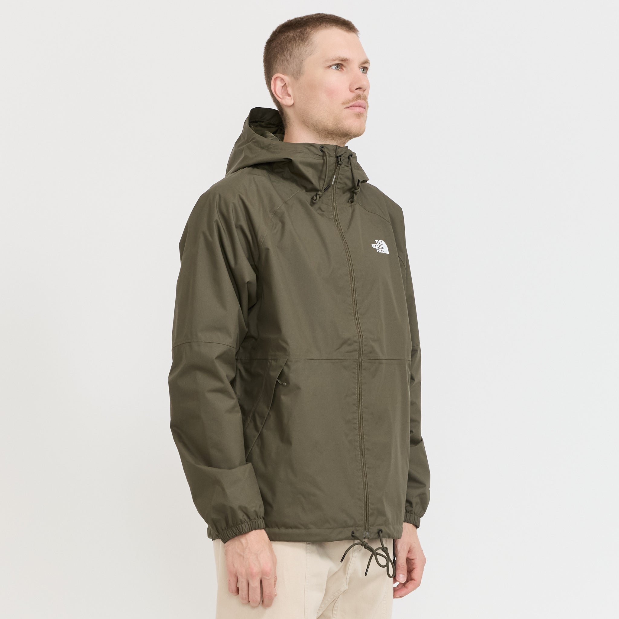 Antora Rain Hoodie New Taupe Green