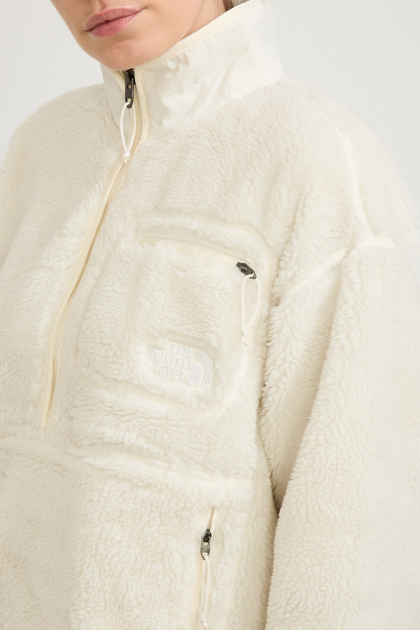 The North Face | Women's Extreme Pile Pullover White Dune | Maplestore