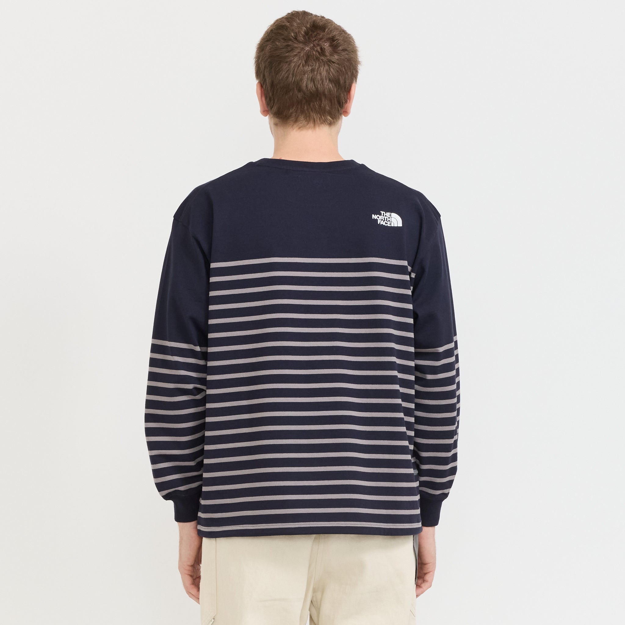 The North Face | LS Stripe Top Aviator Navy | Maplestore