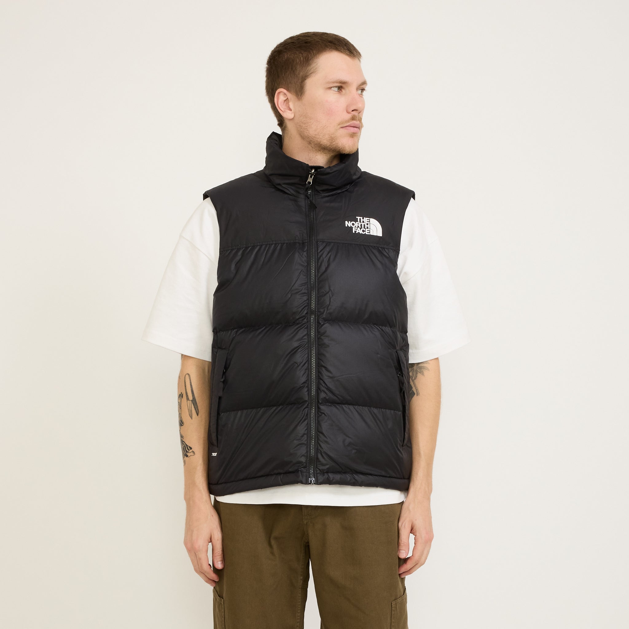 1996 Retro Nuptse Vest TNF Black