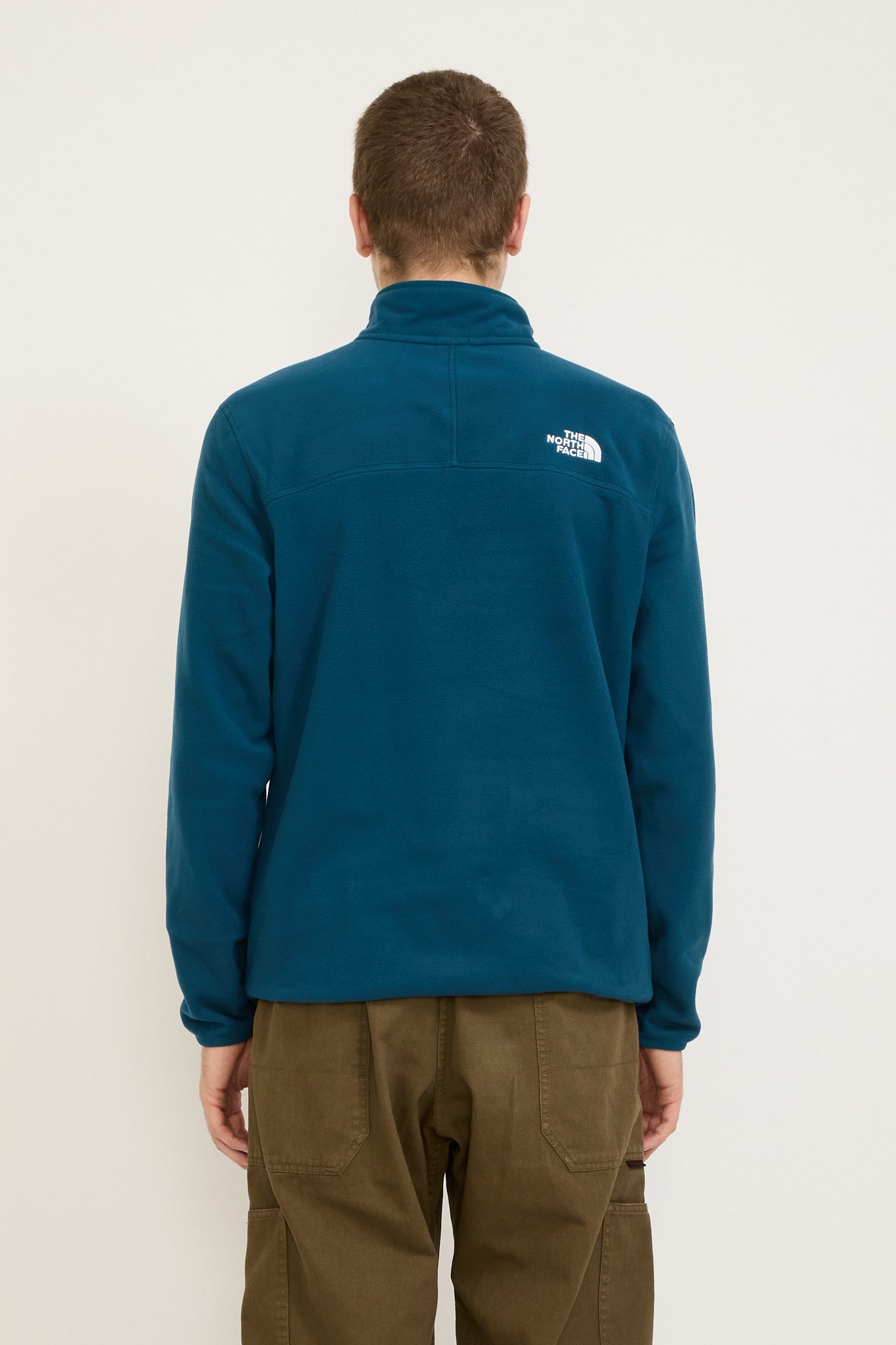 100 Glacier Quarter Zip Fleece Midnight Petrol