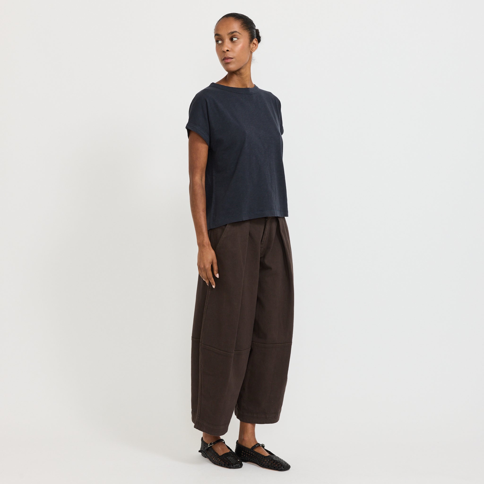 Alda Organic Cotton Easy Tee Coal