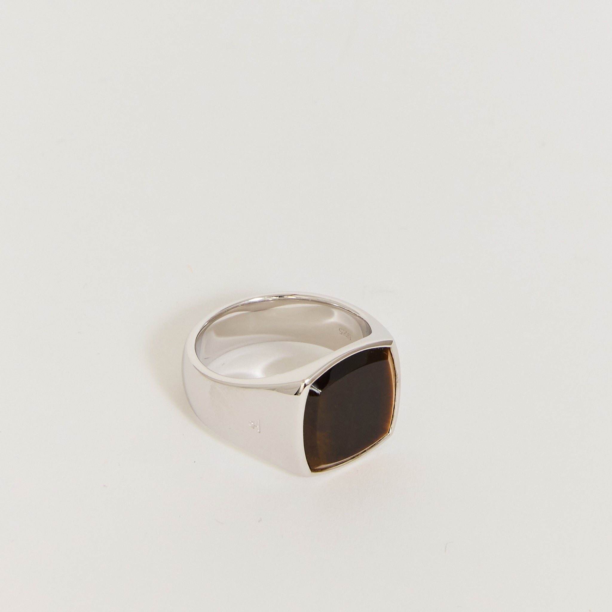 Cushion Tiger Eye Silver