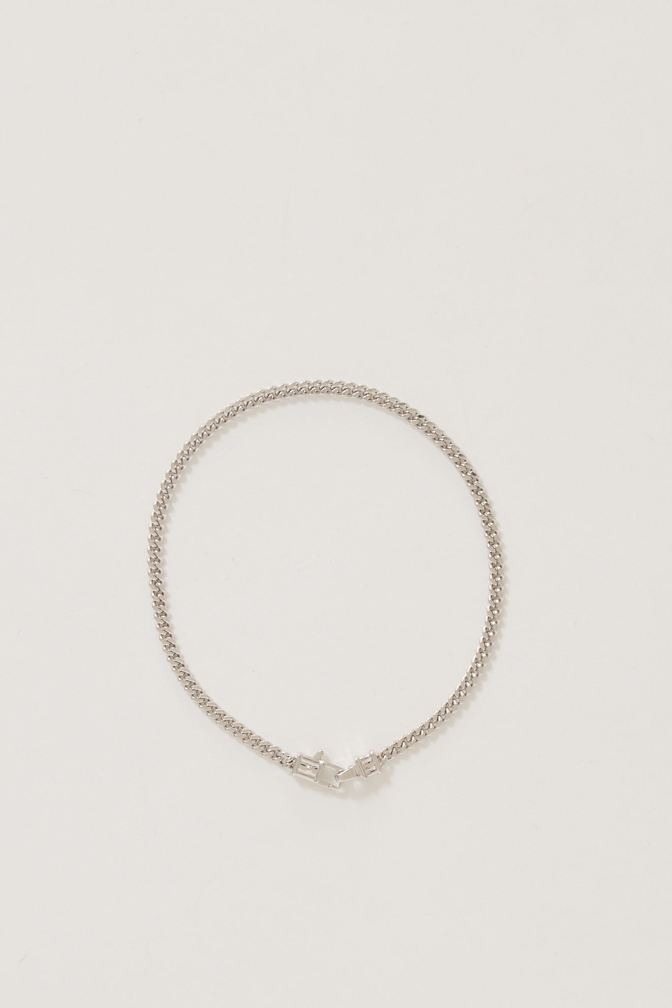 Tom Wood | Curb Bracelet M Silver | Maplestore