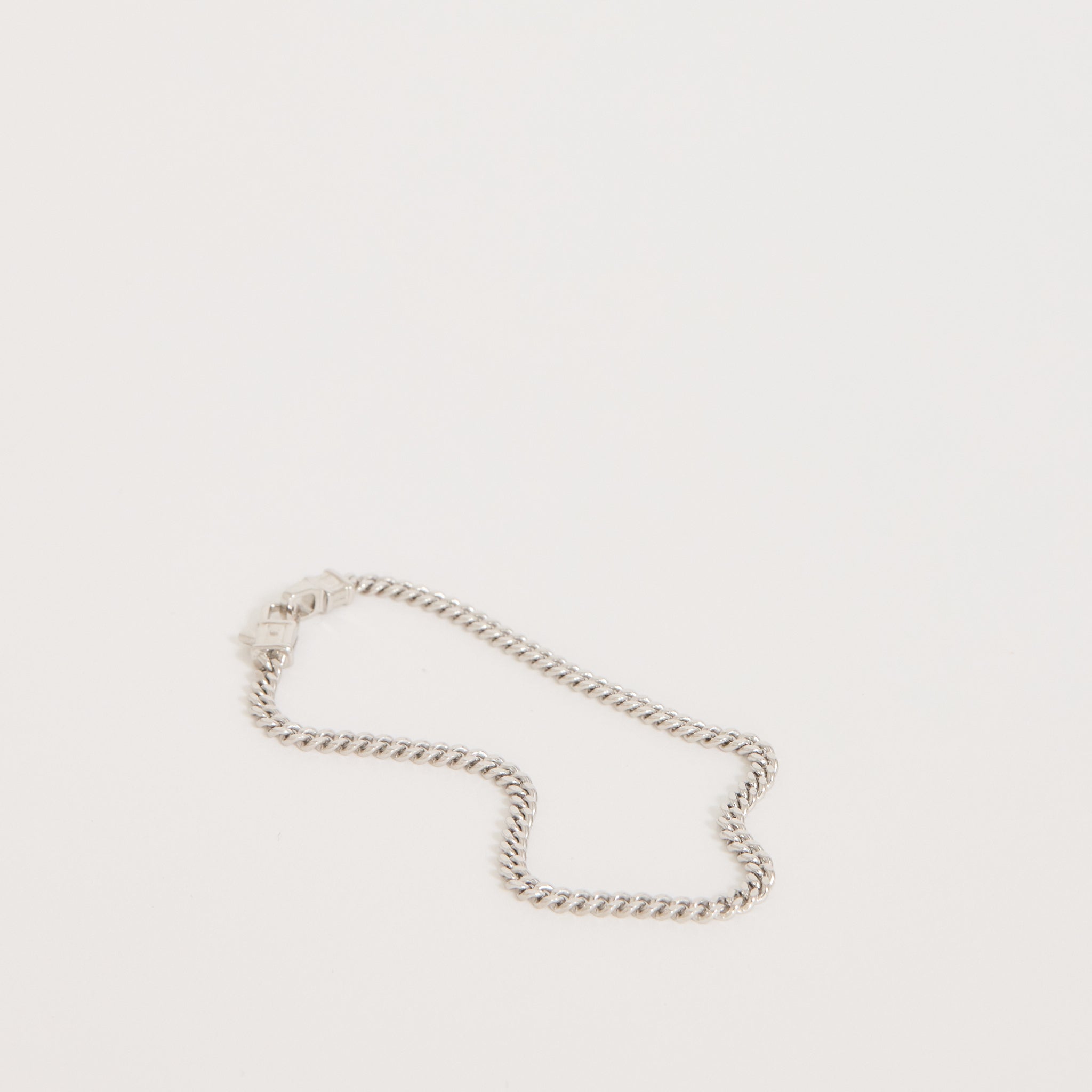 Curb Bracelet M Silver