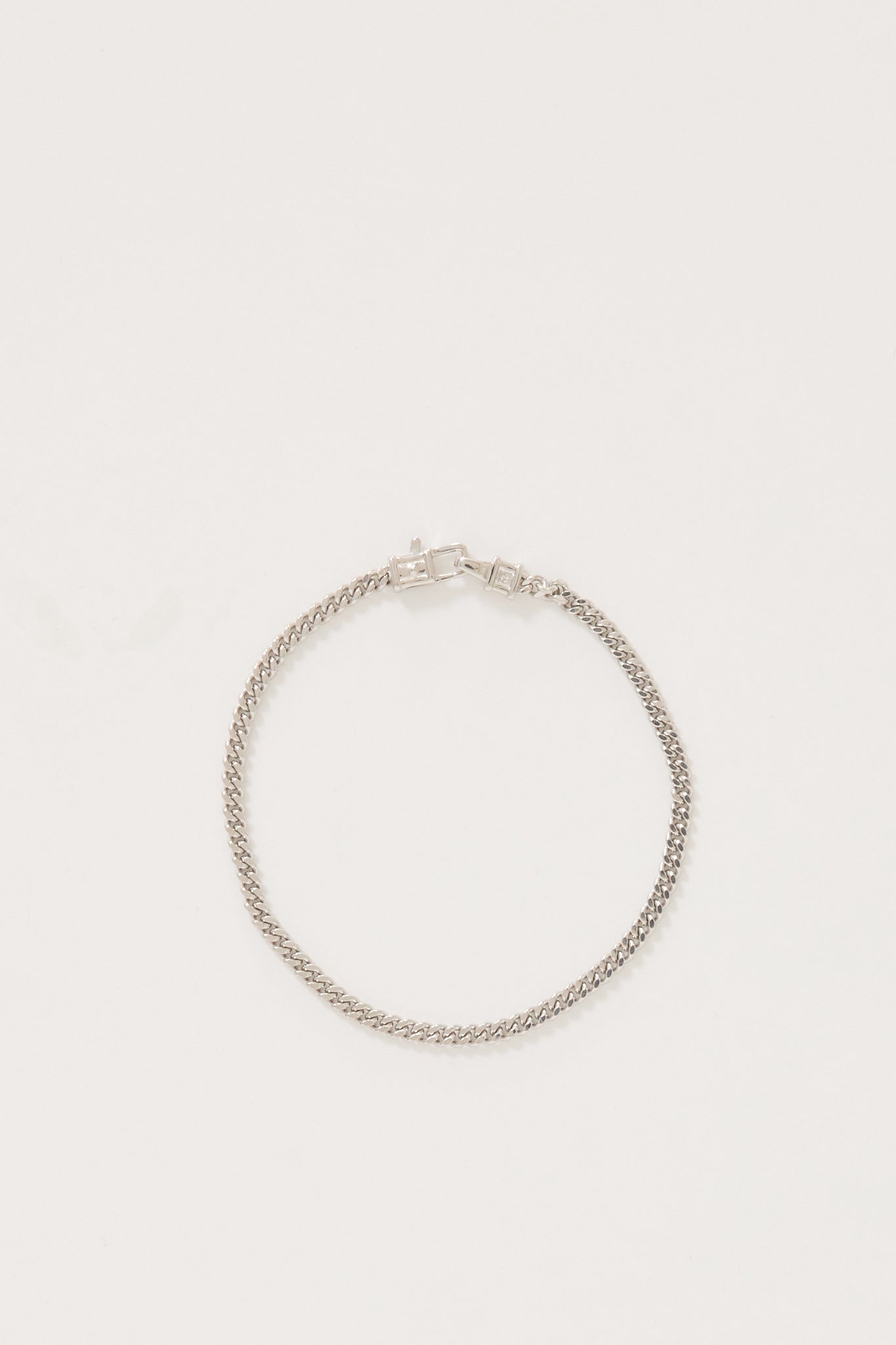 Tom Wood | Curb Bracelet M Silver | Maplestore