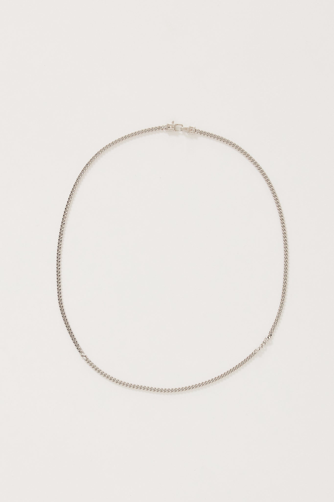 Tom Wood | Curb Chain M Silver | Maplestore