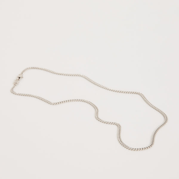 Curb Chain M Silver | Maplestore