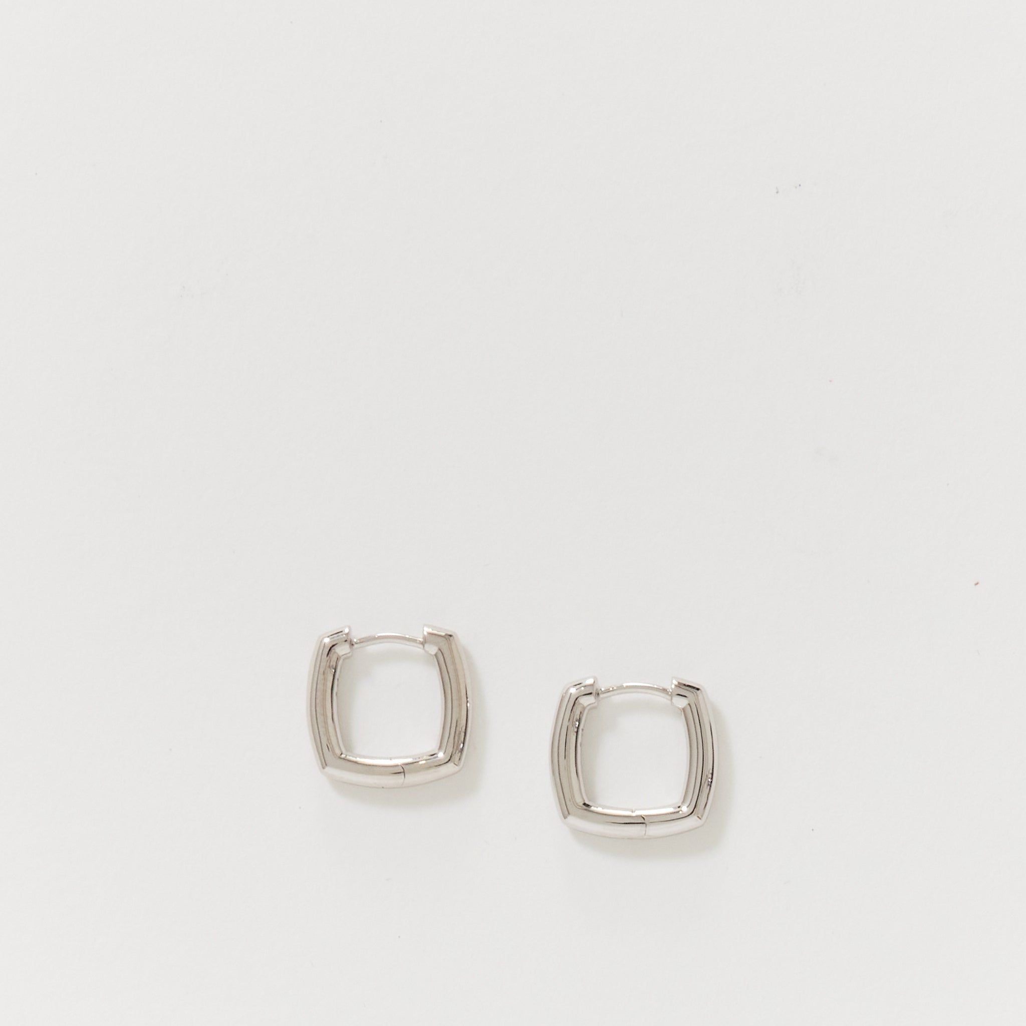 Frame Hoops Sterling Silver Small