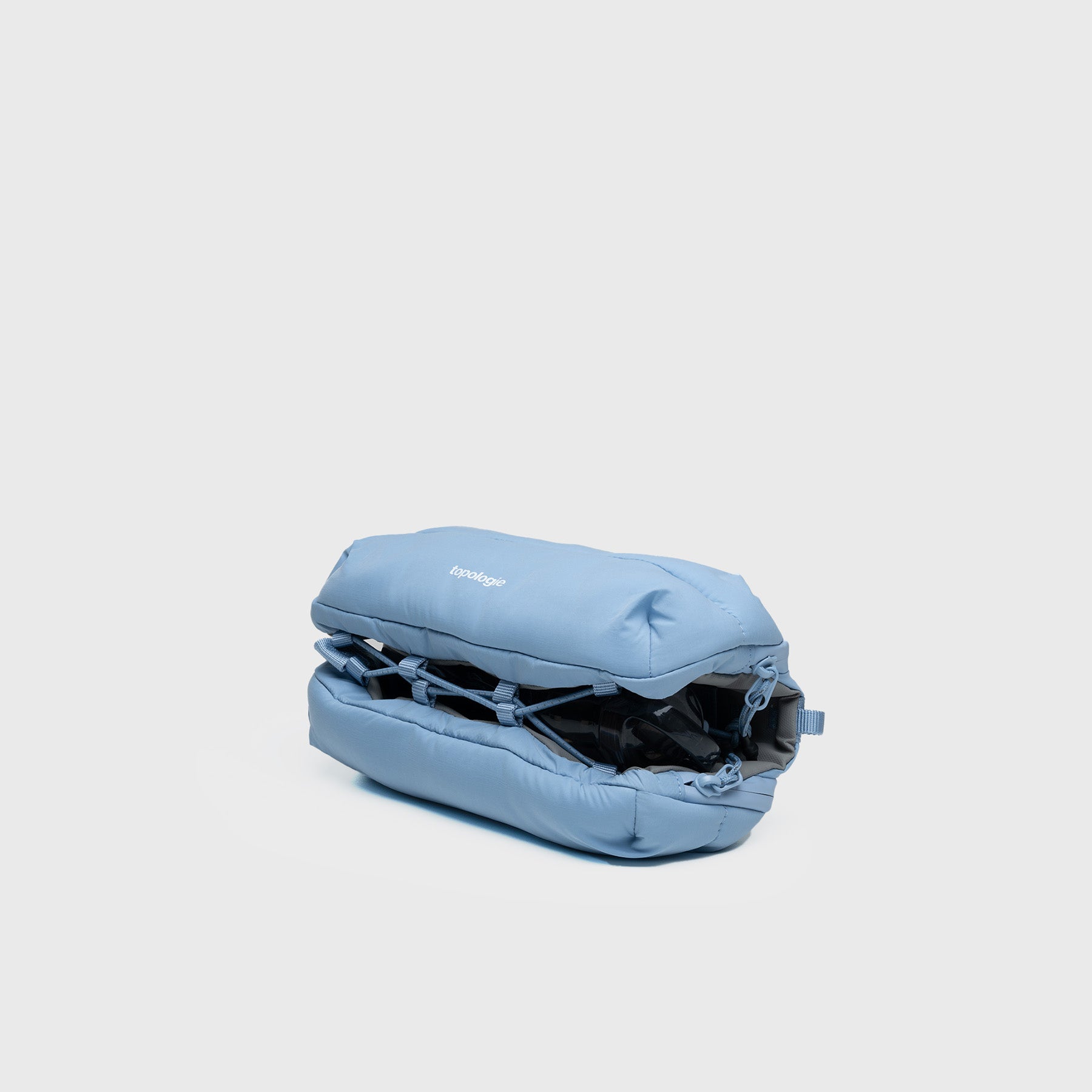Bottle Sacoche Medium Chambray Silky Peach