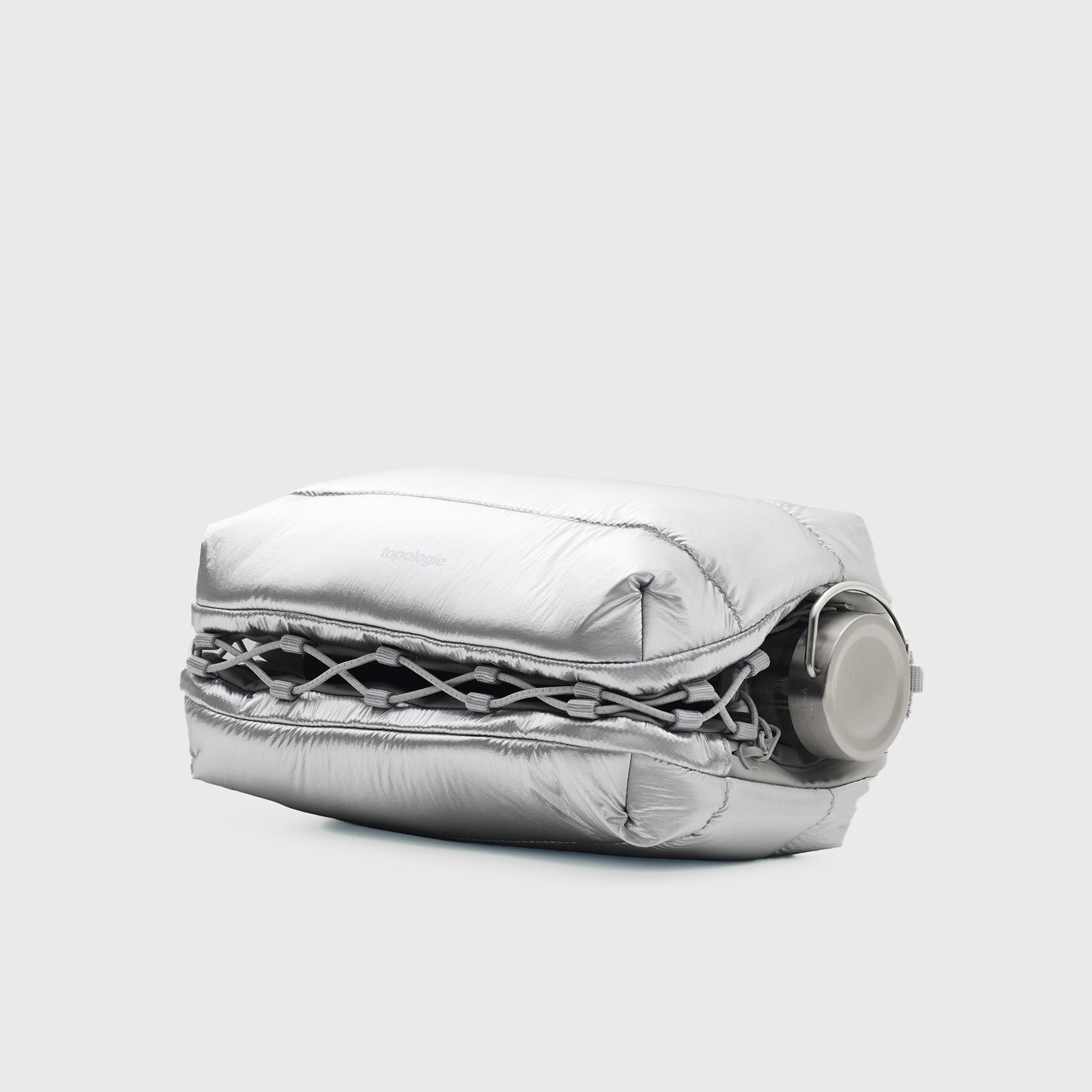 Bottle Sacoche Large Chrome Space Coated