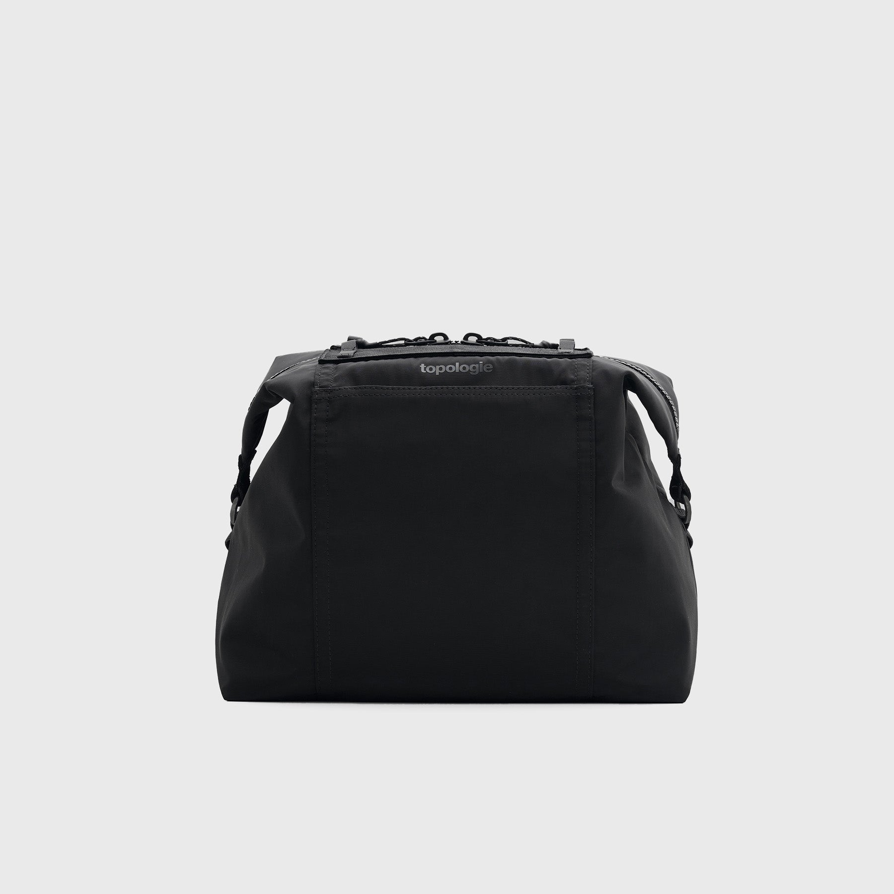 Explorer Tote Medium Black Tech Sateen