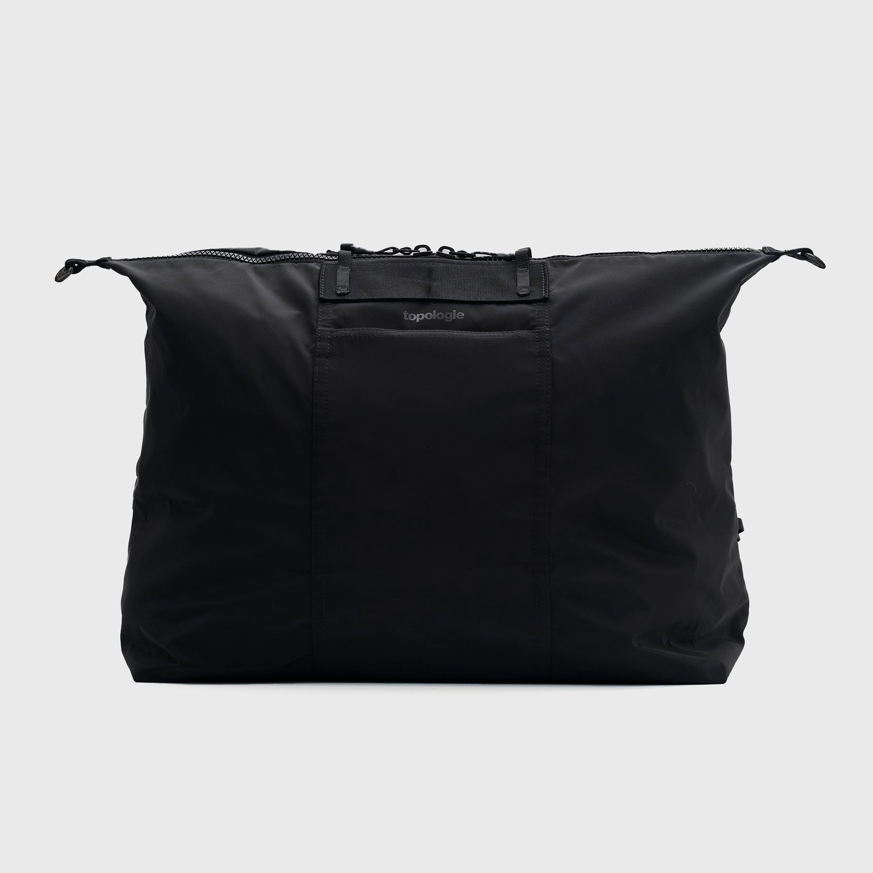 Explorer Tote Weekender Black Tech Sateen