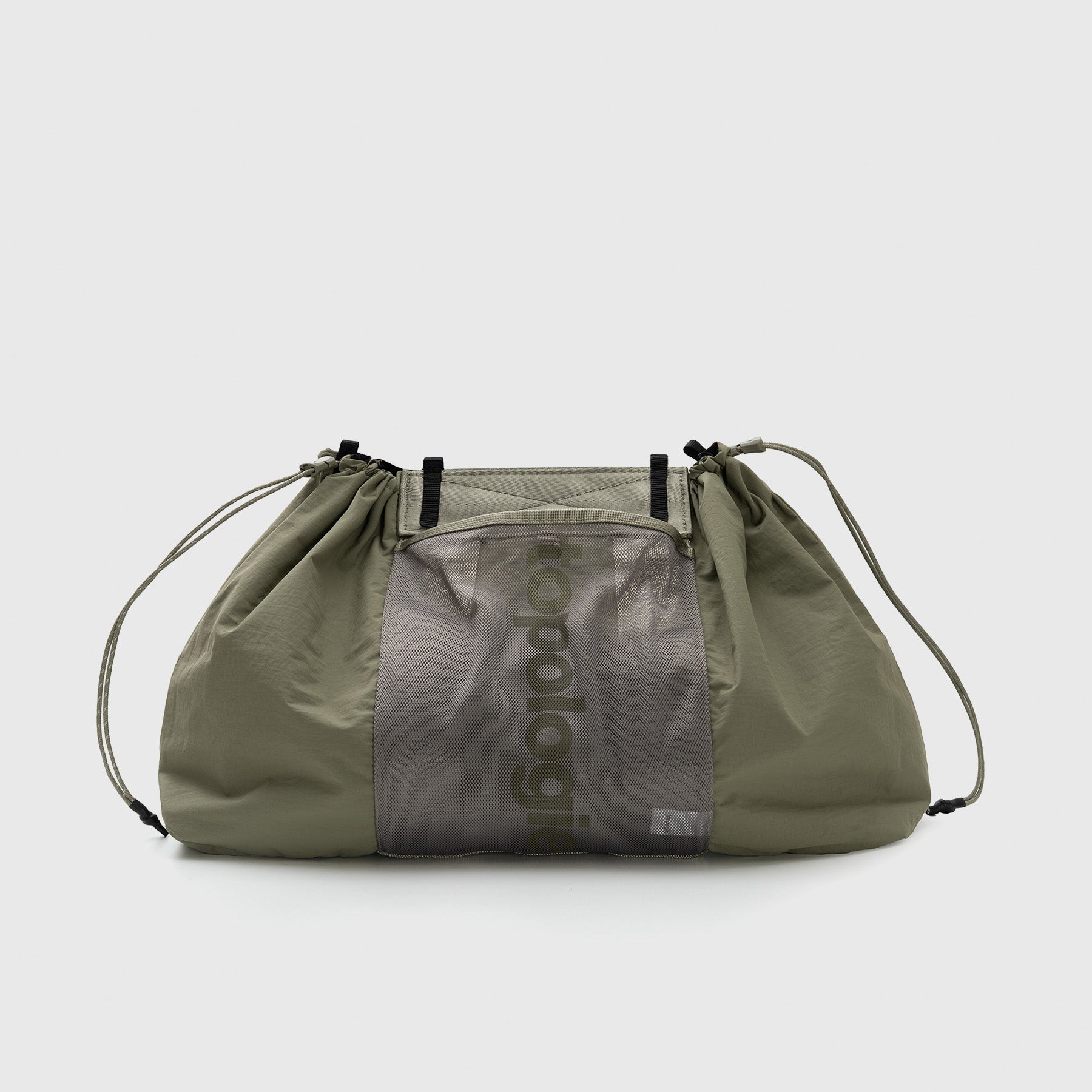 Summit Tote Wide Medium Black Tech Sateen
