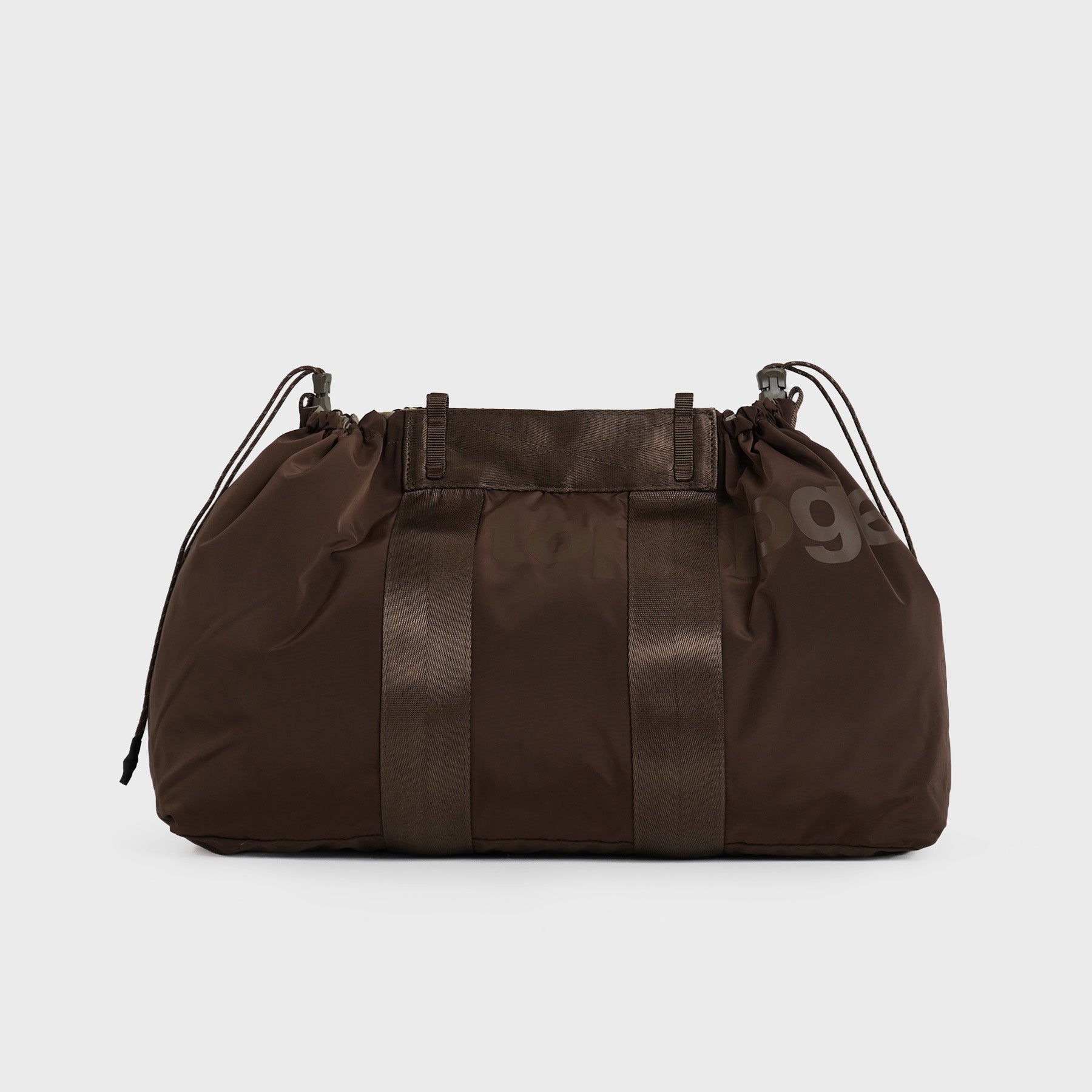 Summit Tote Wide Medium Cocoa Tech Sateen