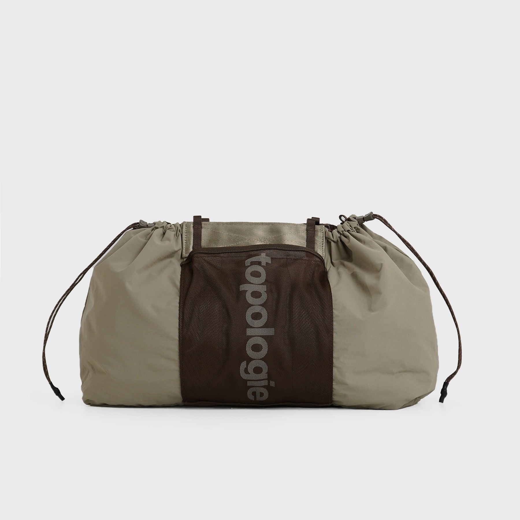 Summit Tote Wide Medium Cocoa Tech Sateen