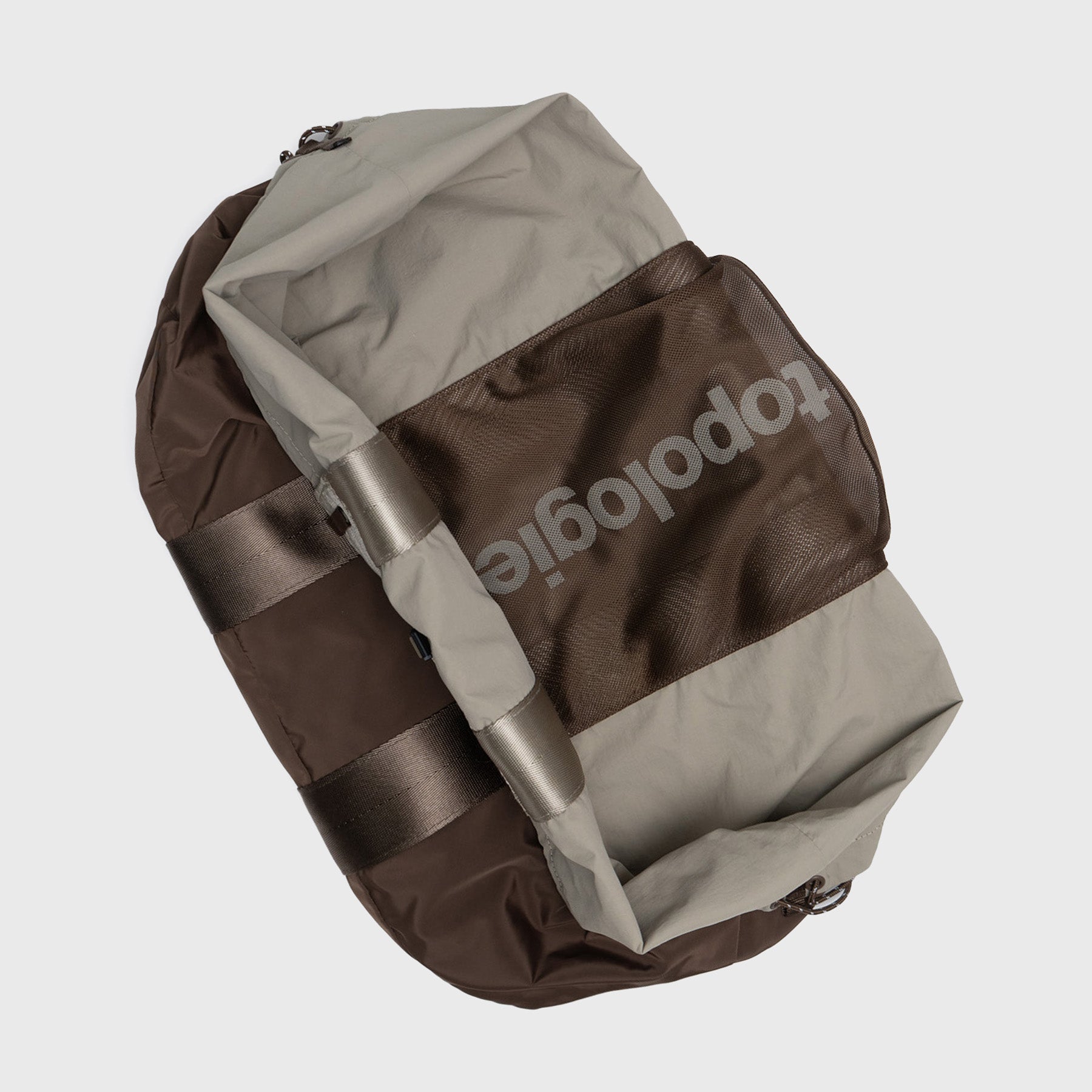 Summit Tote Wide Medium Cocoa Tech Sateen