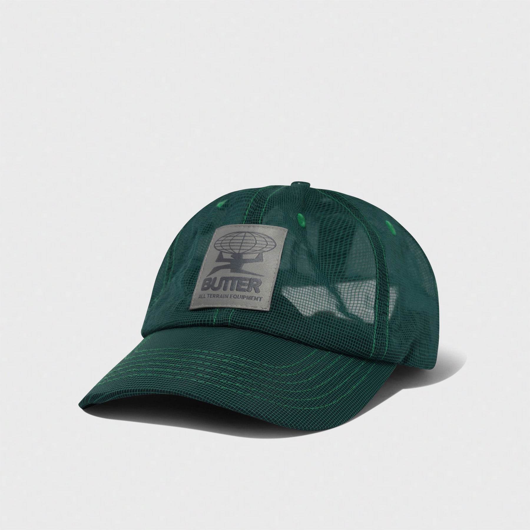 Terrain Fine Mesh 6 Panel Cap Green
