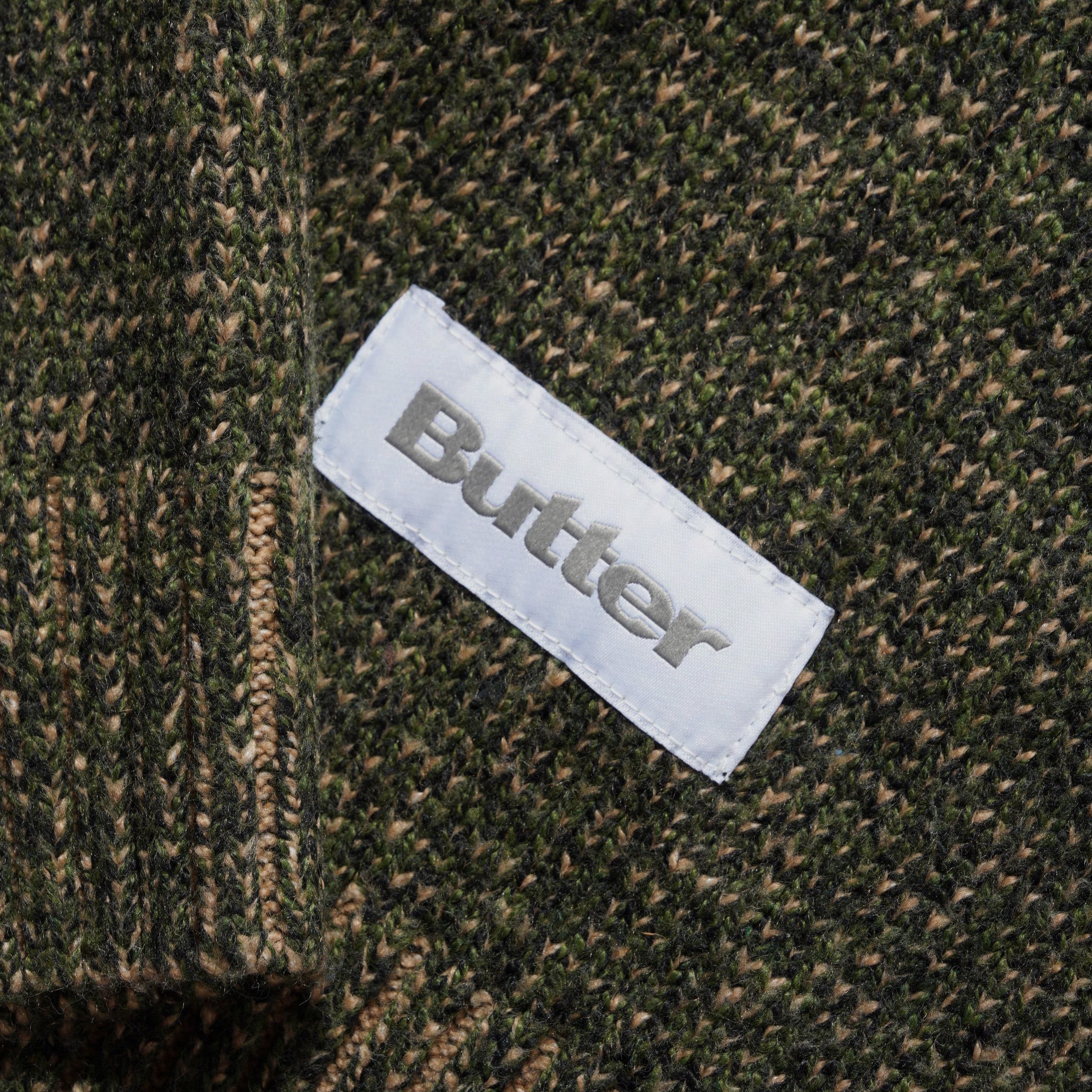 Textured Knit Sweater Army