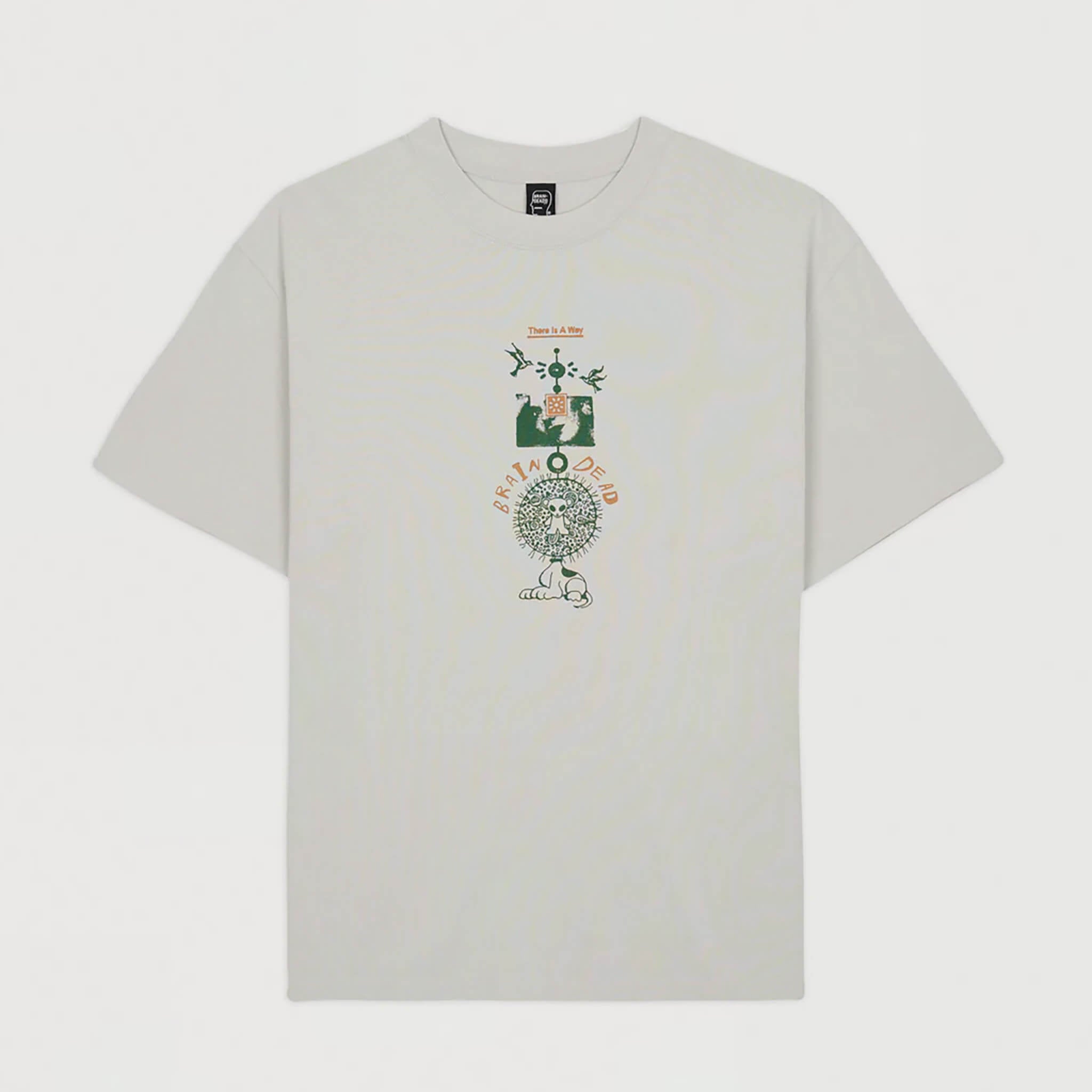 Brain Dead | There Is A Way T-Shirt Grey | Maplestore