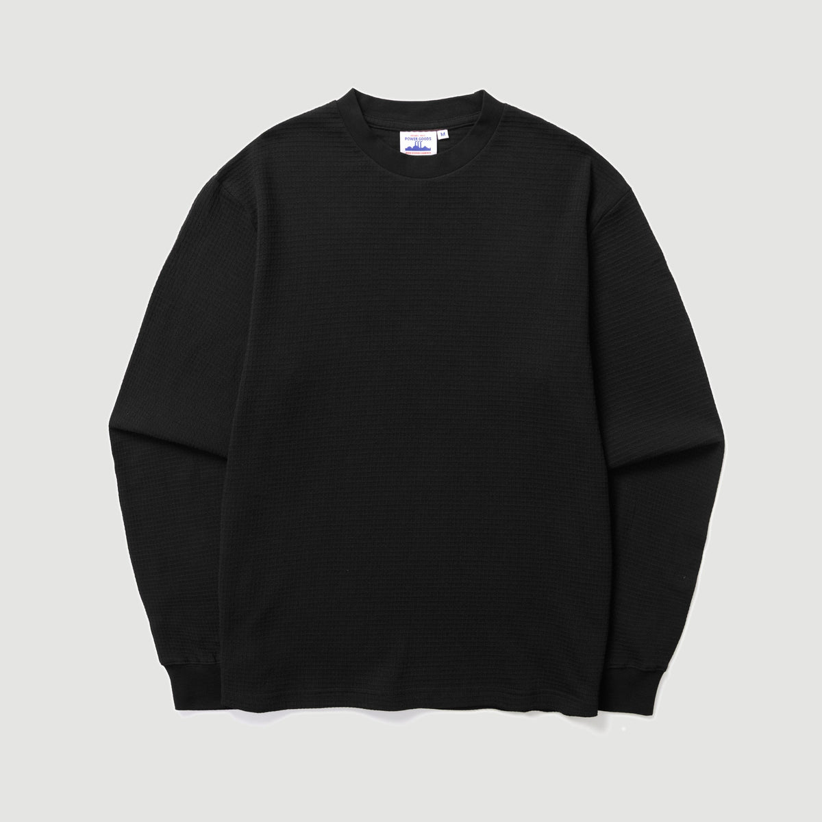 Thermal Waffle LS Tee Black