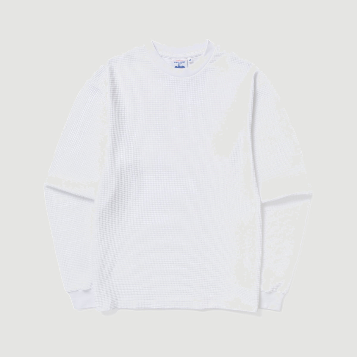 Thermal Waffle LS Tee White