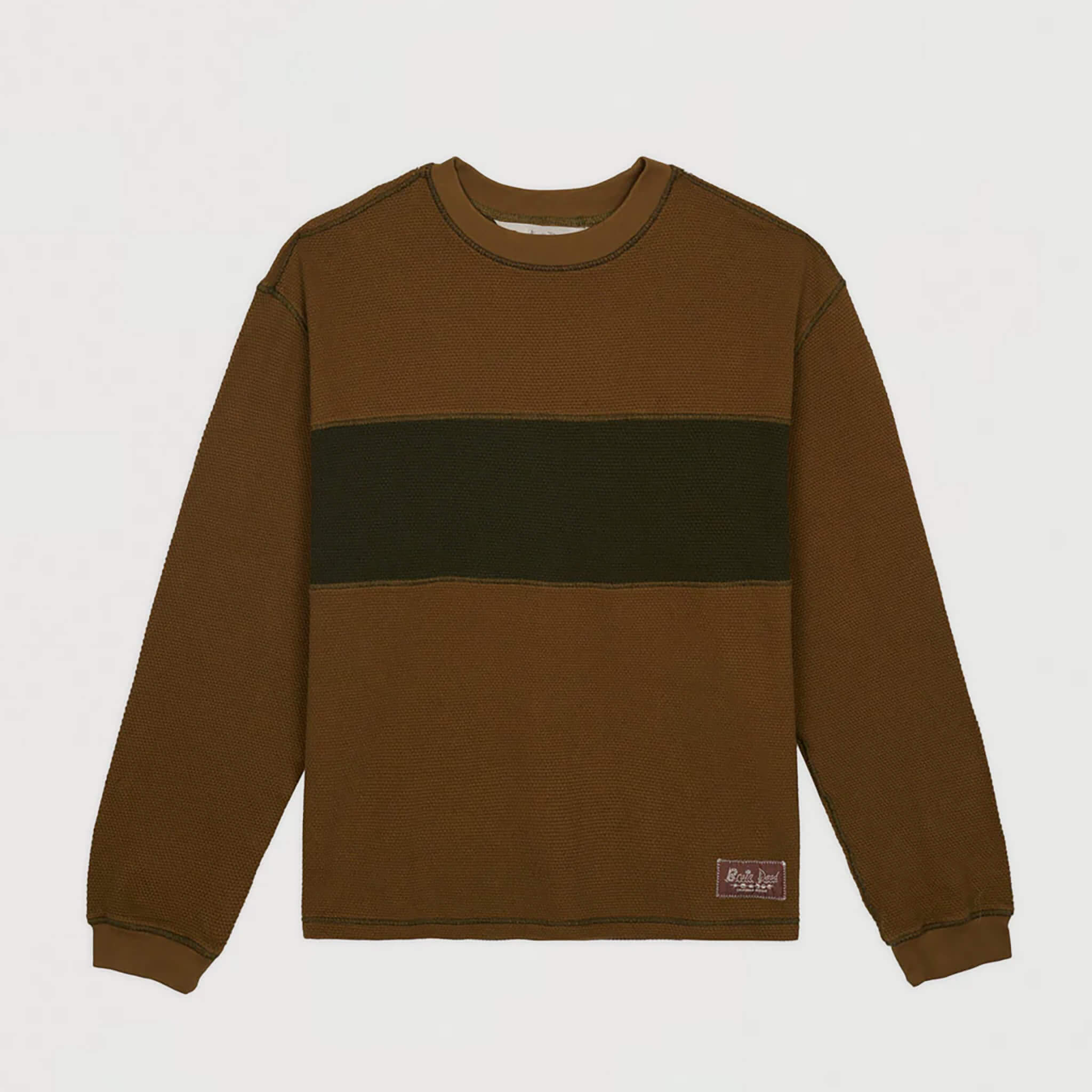 Brain Dead | Thermal Long Sleeve Tee Olive | Maplestore